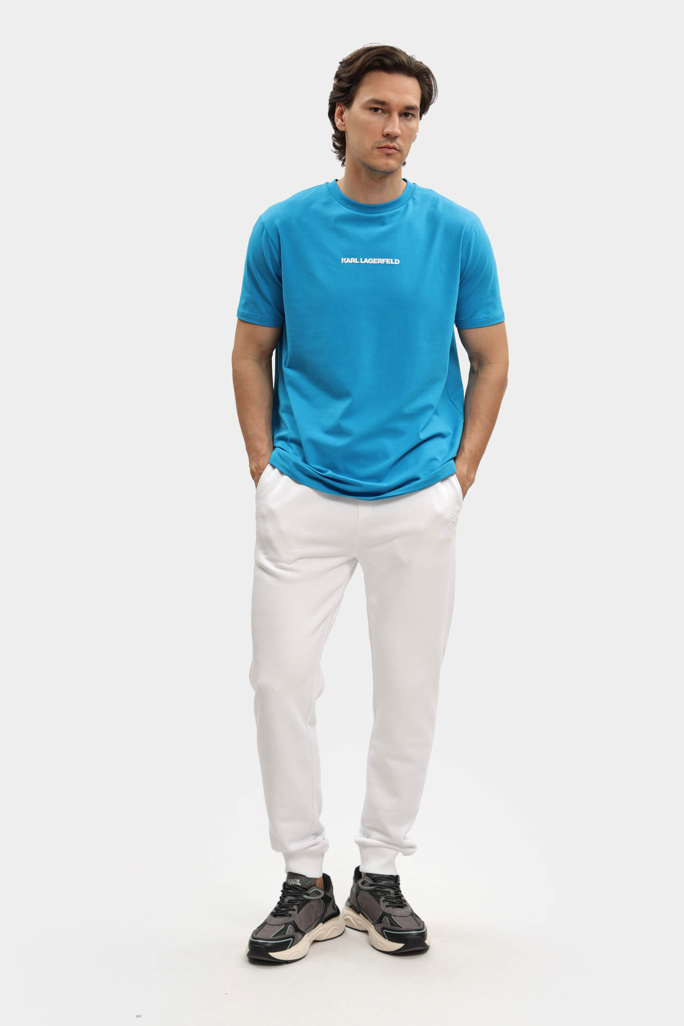 543221_755402 Футболка Karl Lagerfeld Голубой