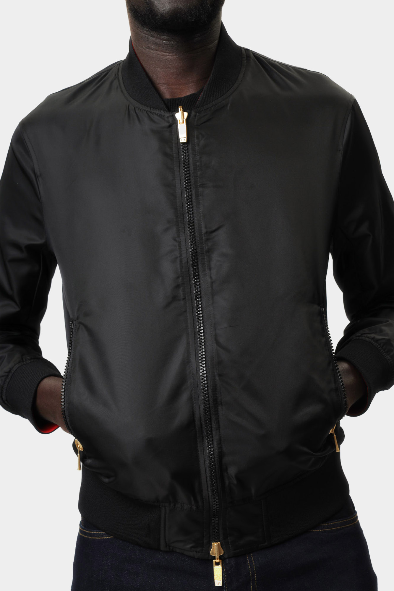 XM000189_AF12011 Бомбер Armani Exchange Черный
