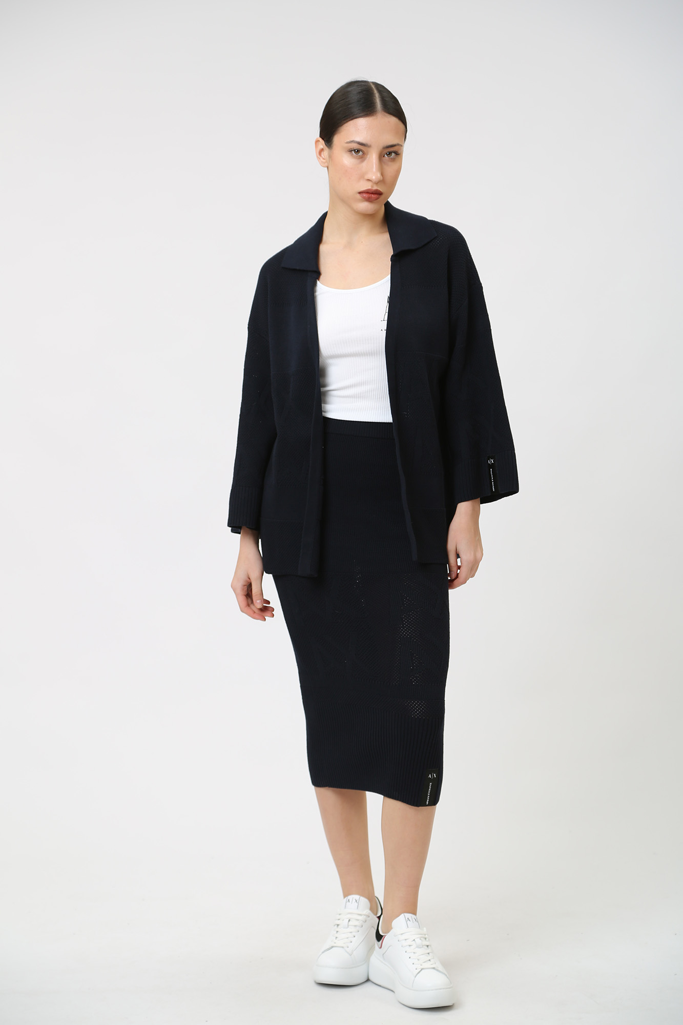 3DYE1A_YMZ1Z кардиган armani exchange 