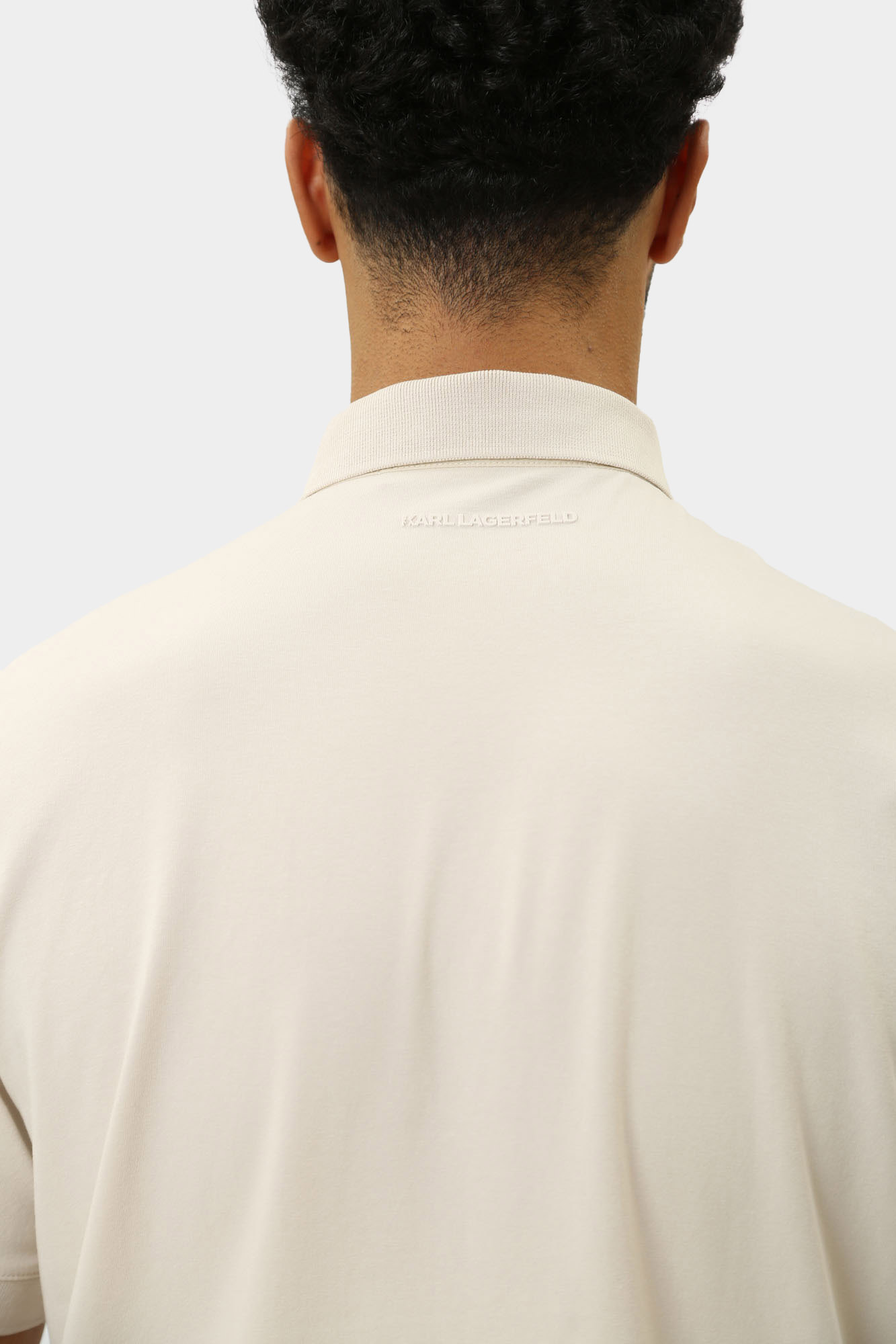 544221_745017 Поло Karl Lagerfeld Бежевый