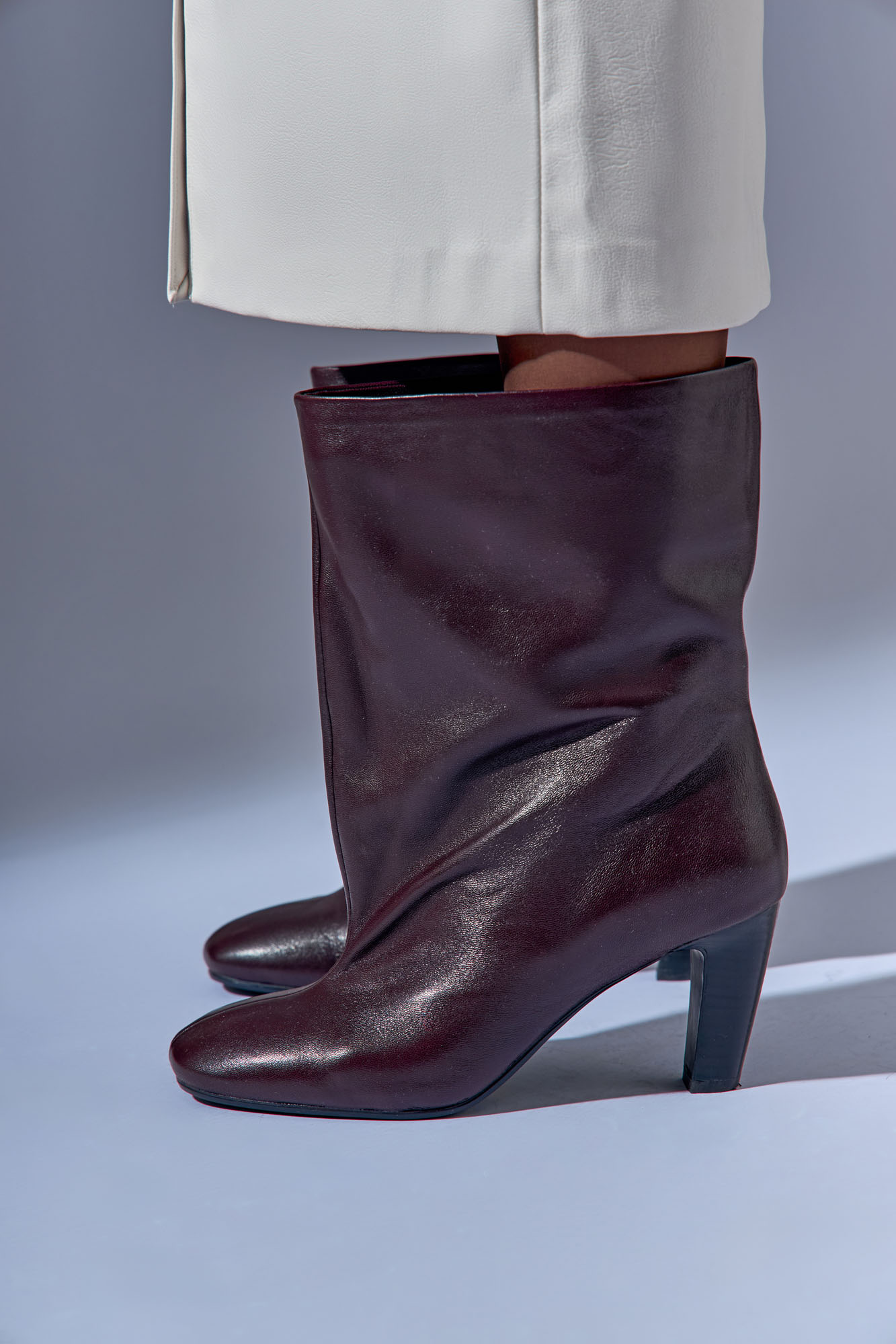 RP-LT092-866 Ботильоны закрытые Red Pin Бордовый