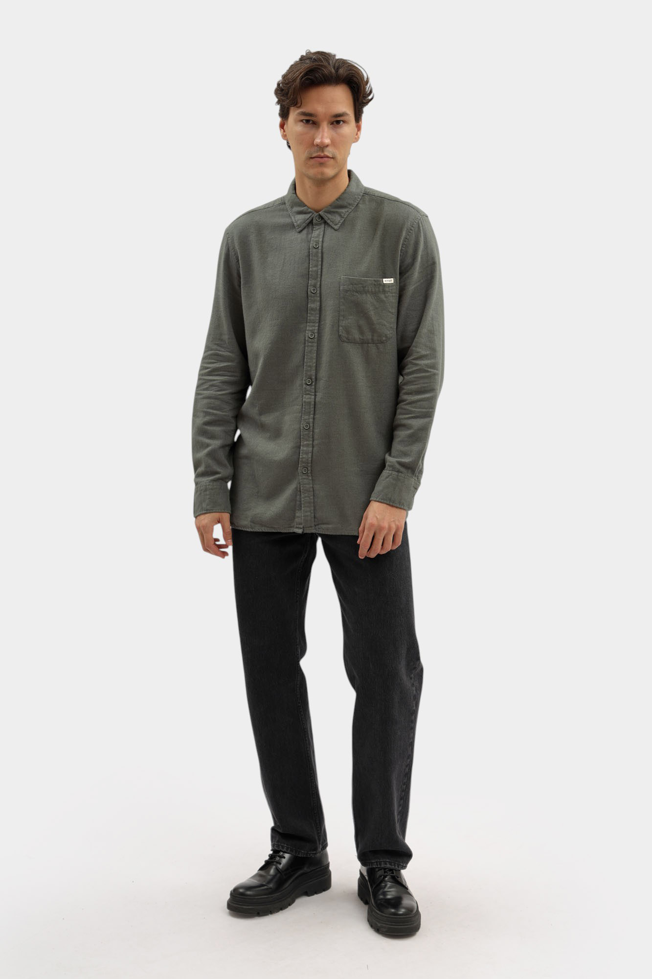 1016959 Рубашка Mustang Зеленый