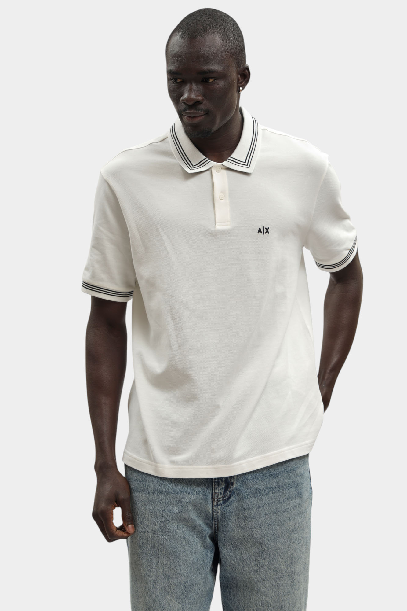 XM002343_AF10366 Поло Armani Exchange Белый