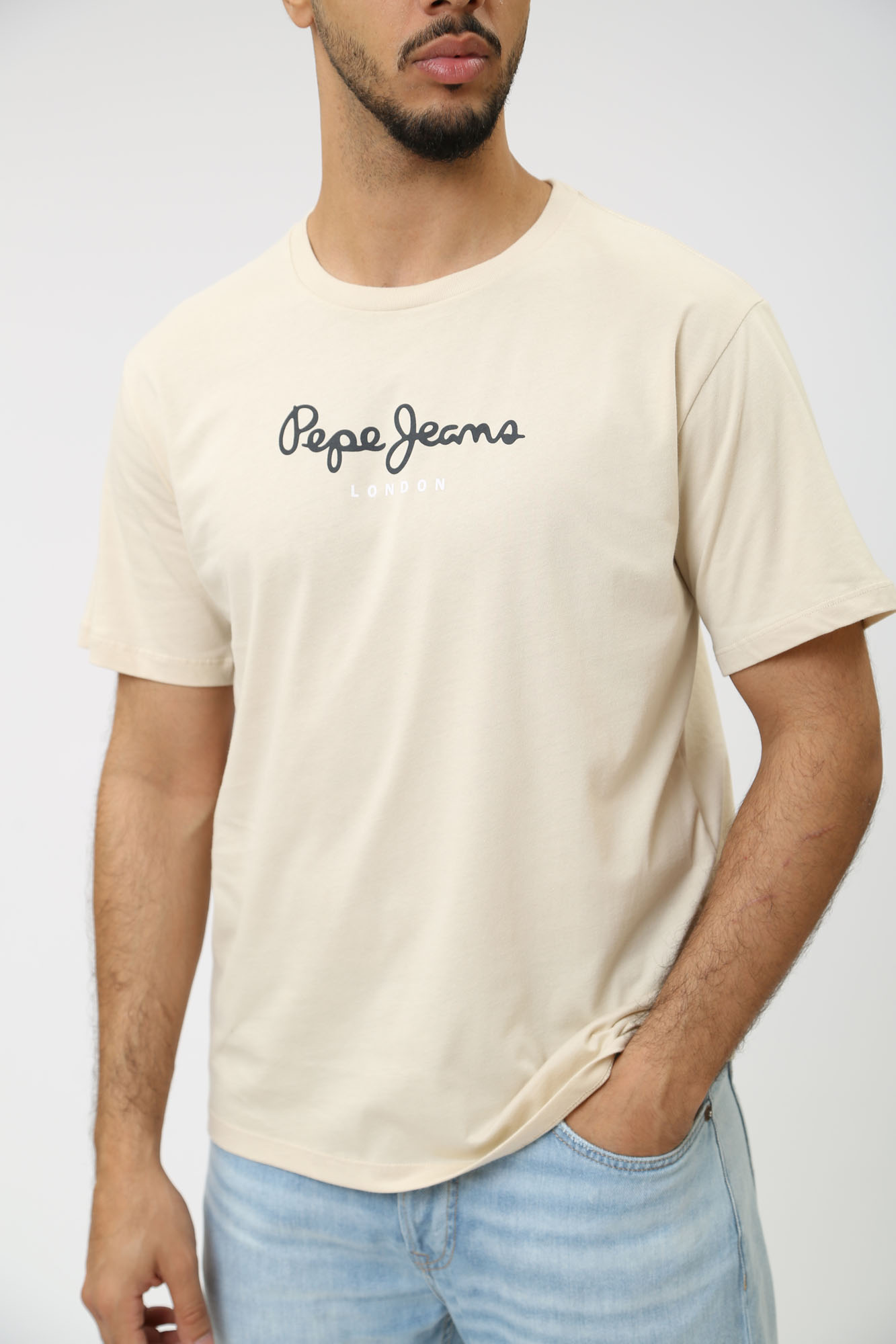 PM508208 Футболка Pepe Jeans Бежевый