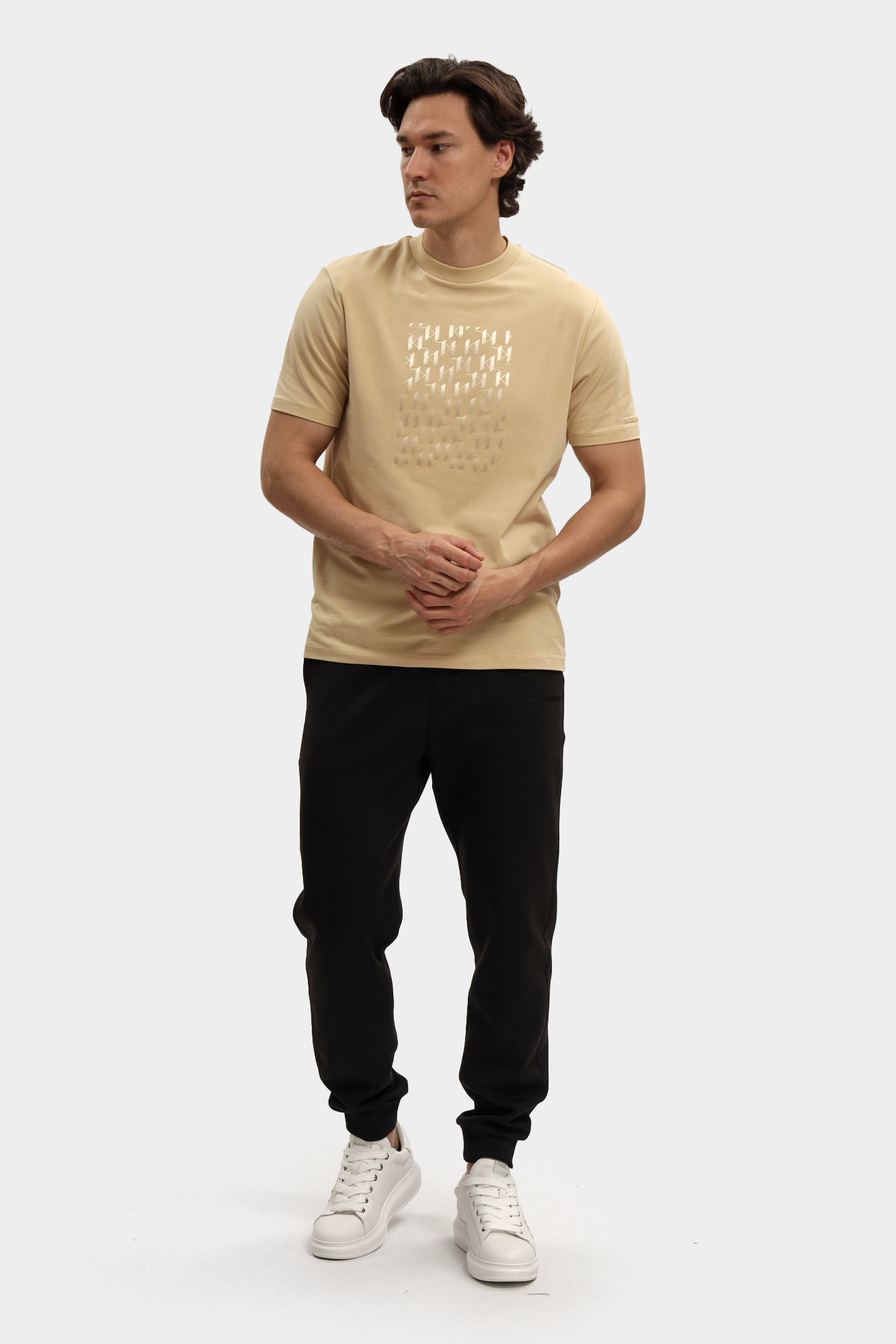 553235_755037 Футболка Karl Lagerfeld Бежевый