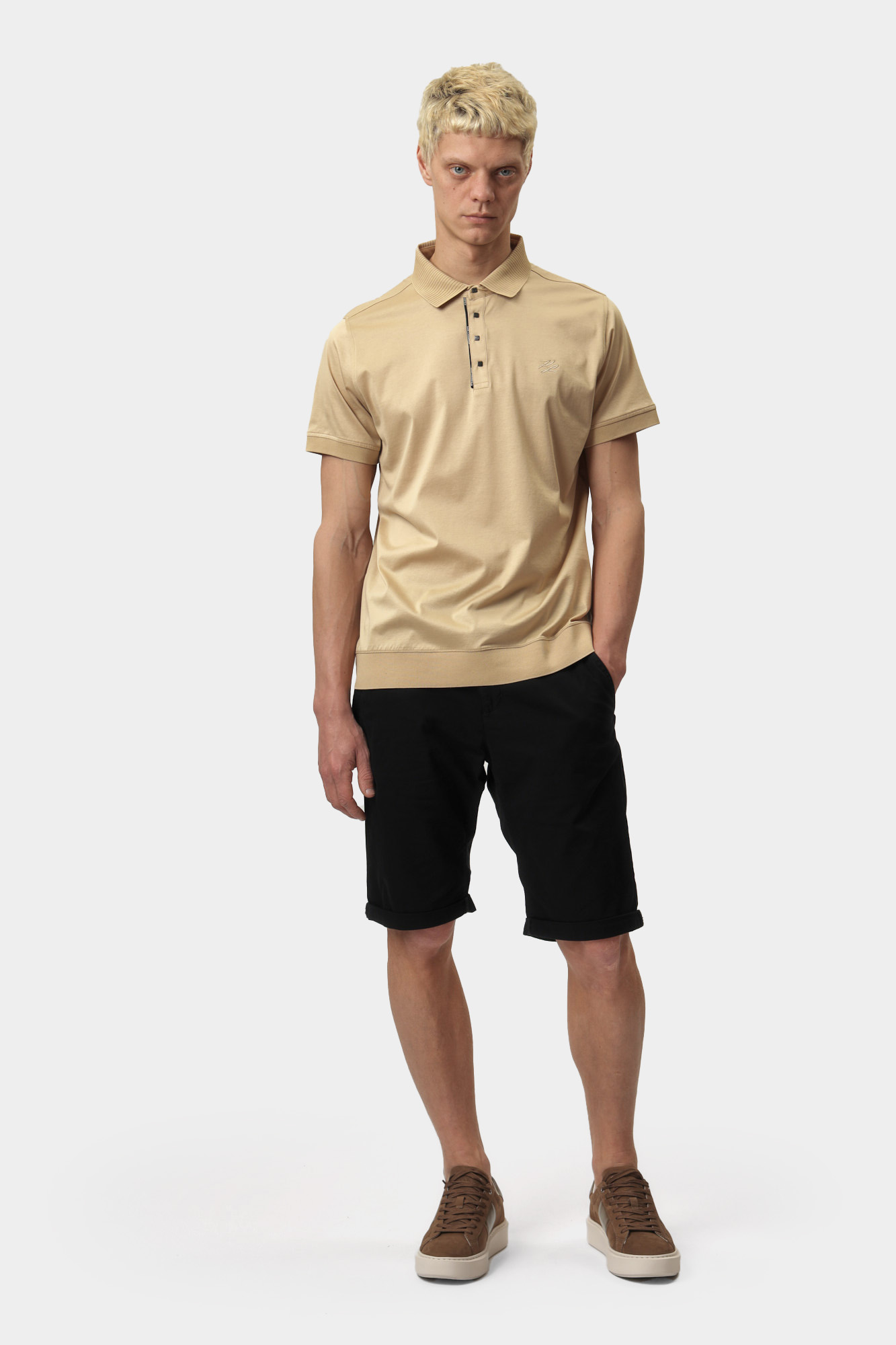 552200_745000 Поло Karl Lagerfeld Бежевый