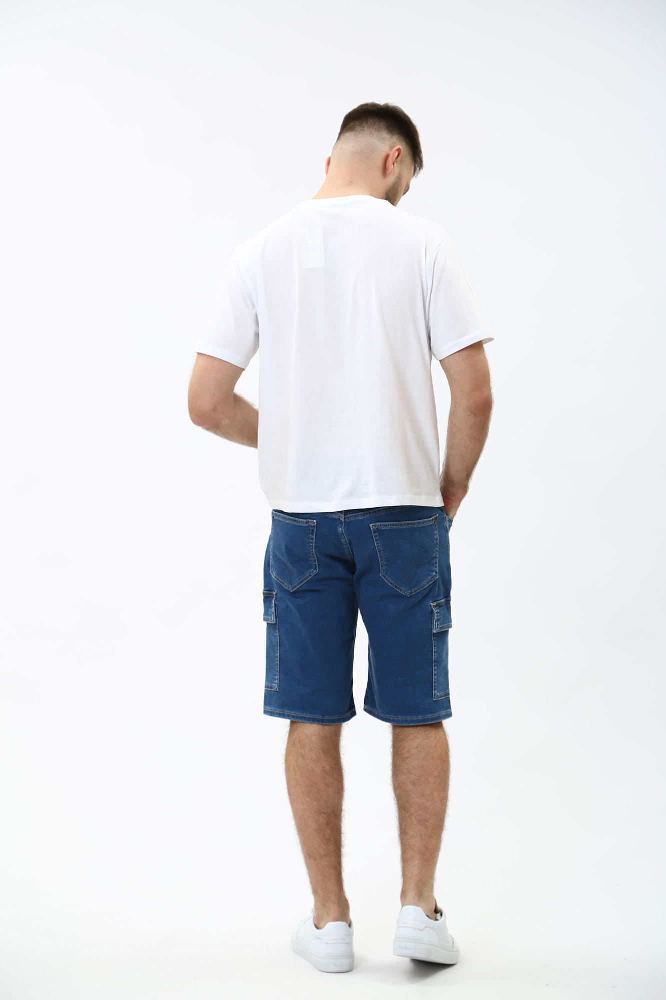 PM80108 Шорты джинсовые Pepe Jeans Синий