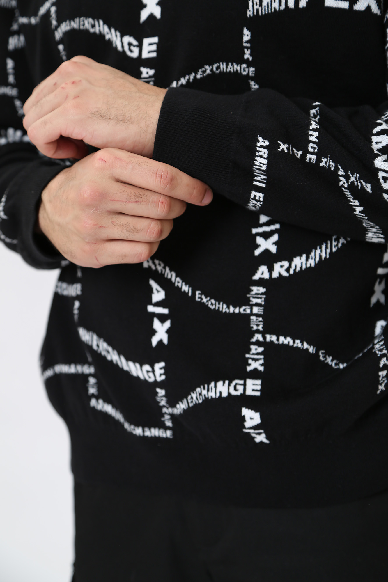 3RZM1E_ZMQ7Z Джемпер Armani Exchange Черный