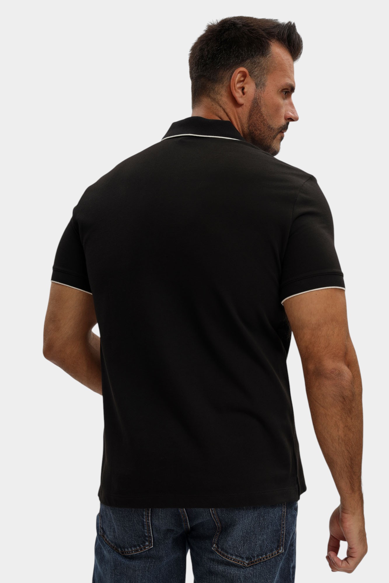 XM001285_AF10366 Поло Armani Exchange Черный