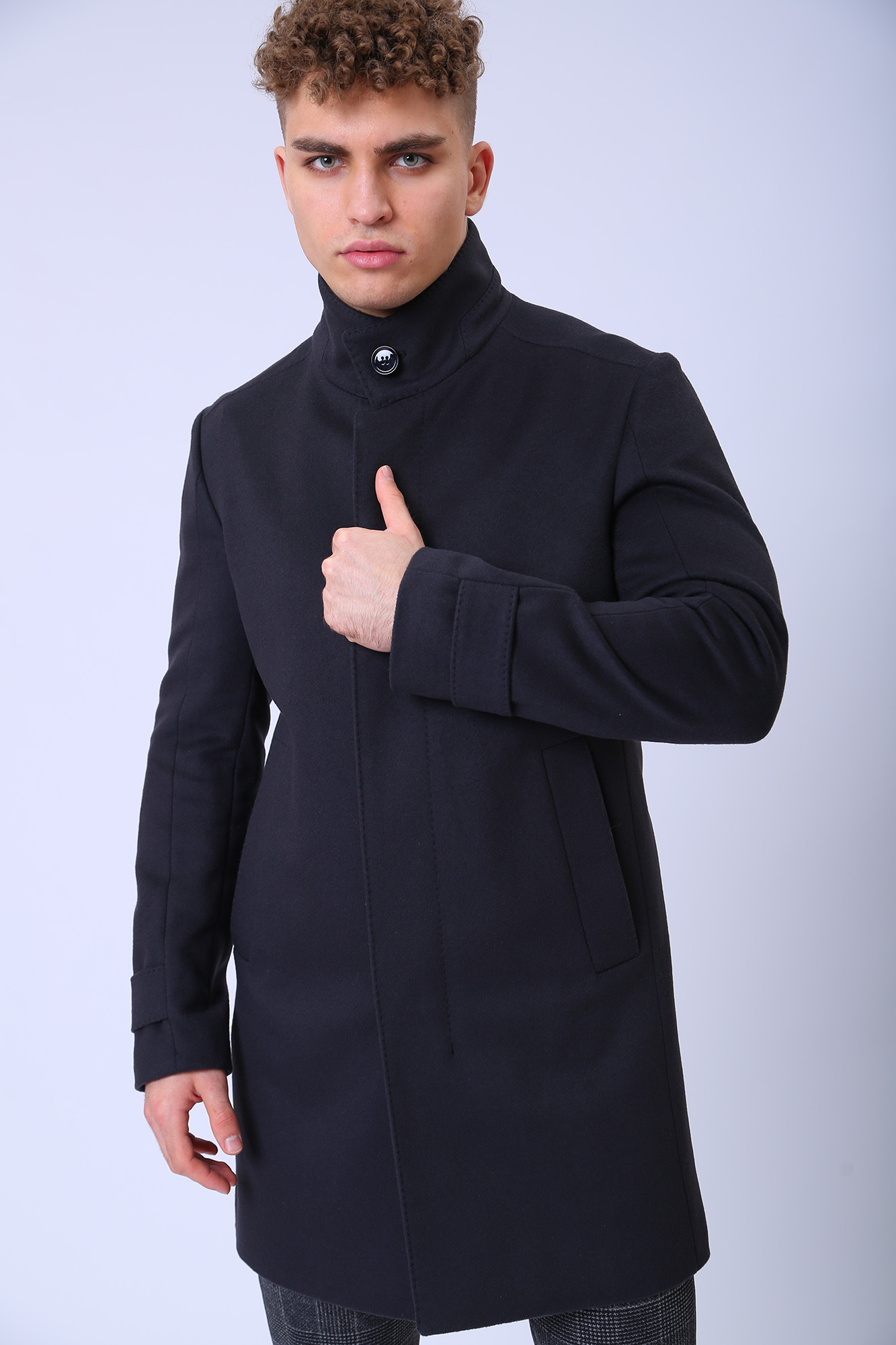 30034539_10005984 Пальто Strellson Голубой