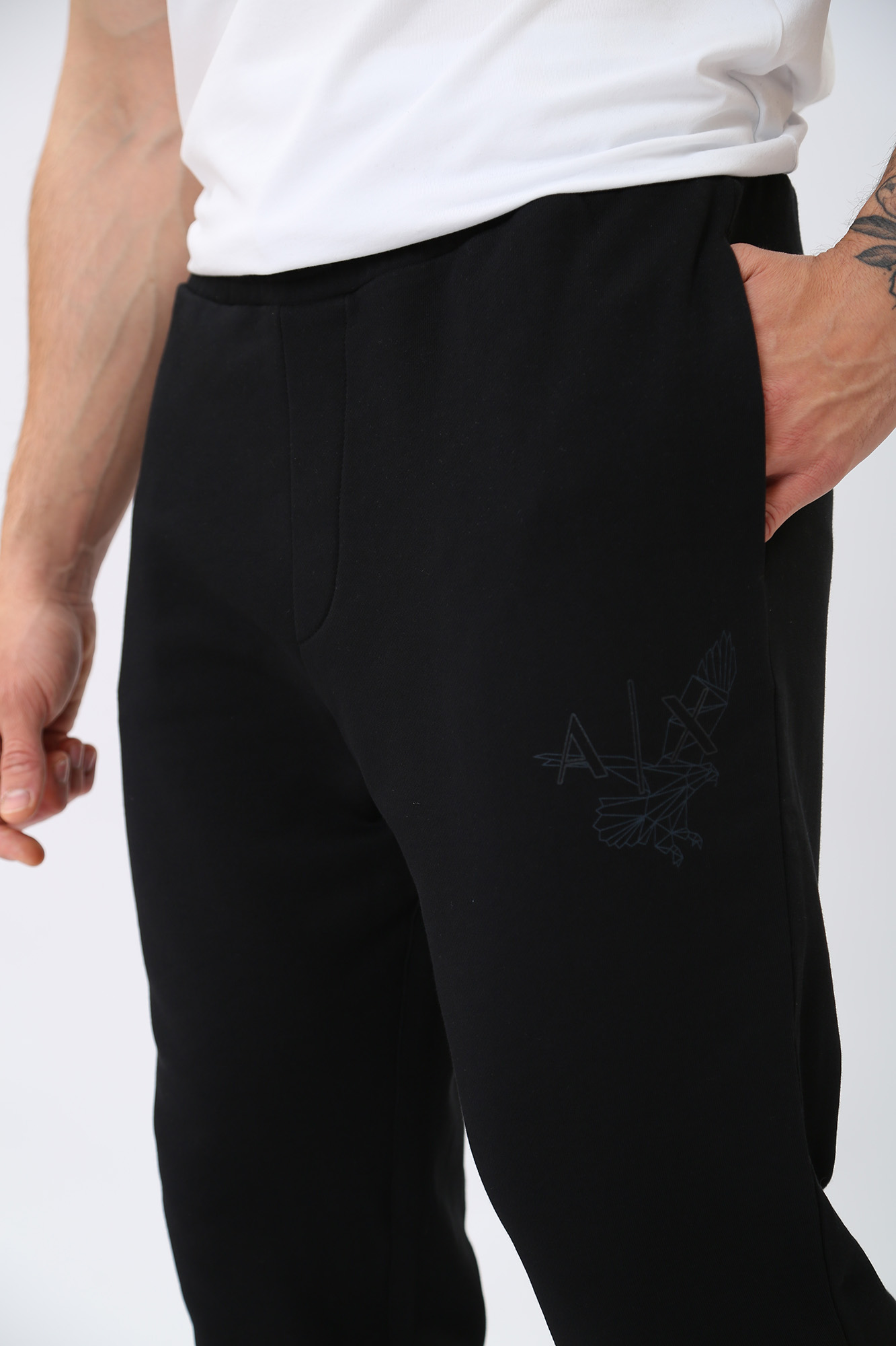 3RZPAQ_ZJTDZ Брюки спортивные Armani Exchange Черный