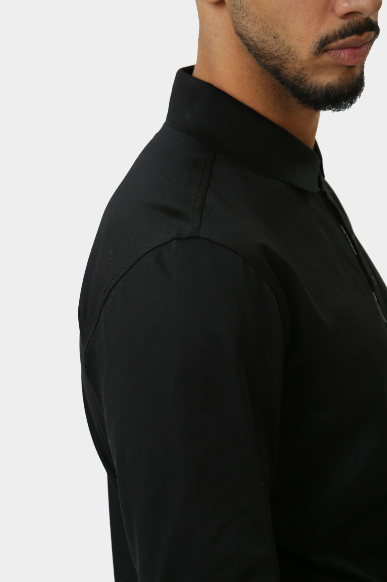 544200_745002 Поло с длинным рукавом Karl Lagerfeld Черный