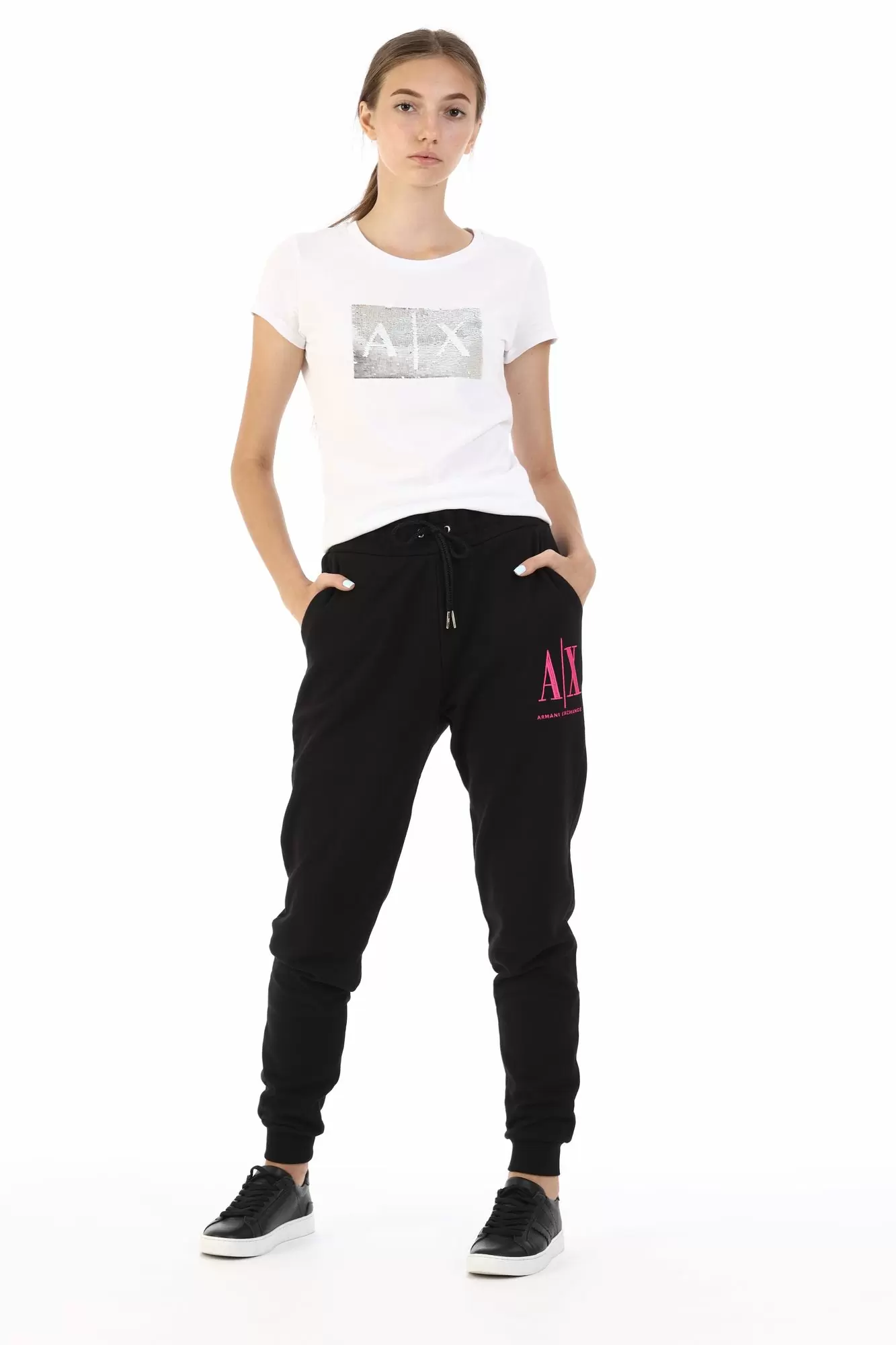 8NYPCX_YJ68Z брюки спортивные armani exchange 