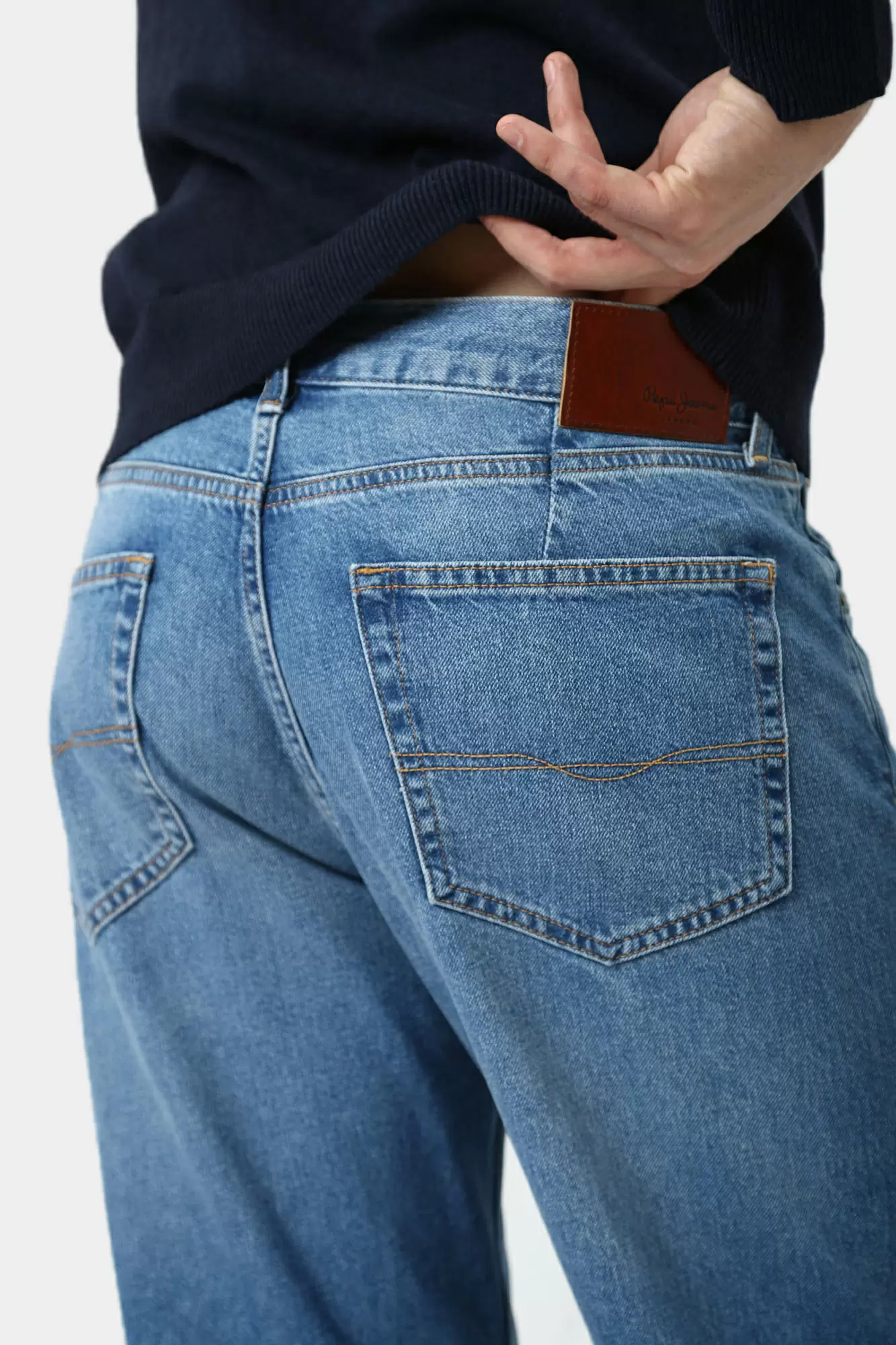 PM208020 Брюки джинсовые Pepe Jeans Синий