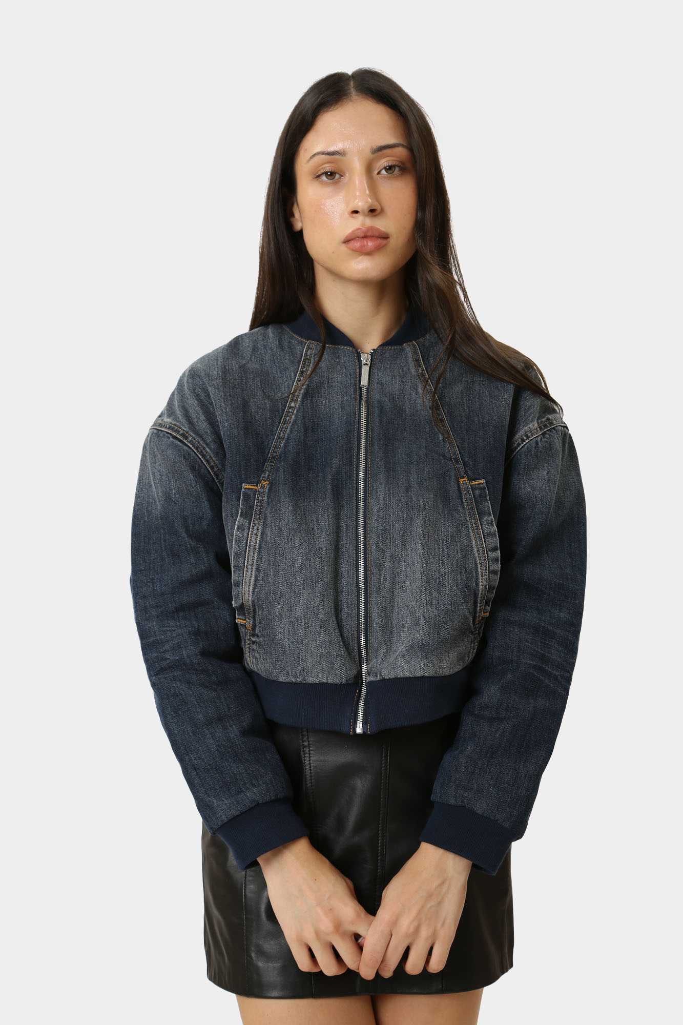 6DYB24_Y18DZ_1500 бомбер джинсовый armani exchange 