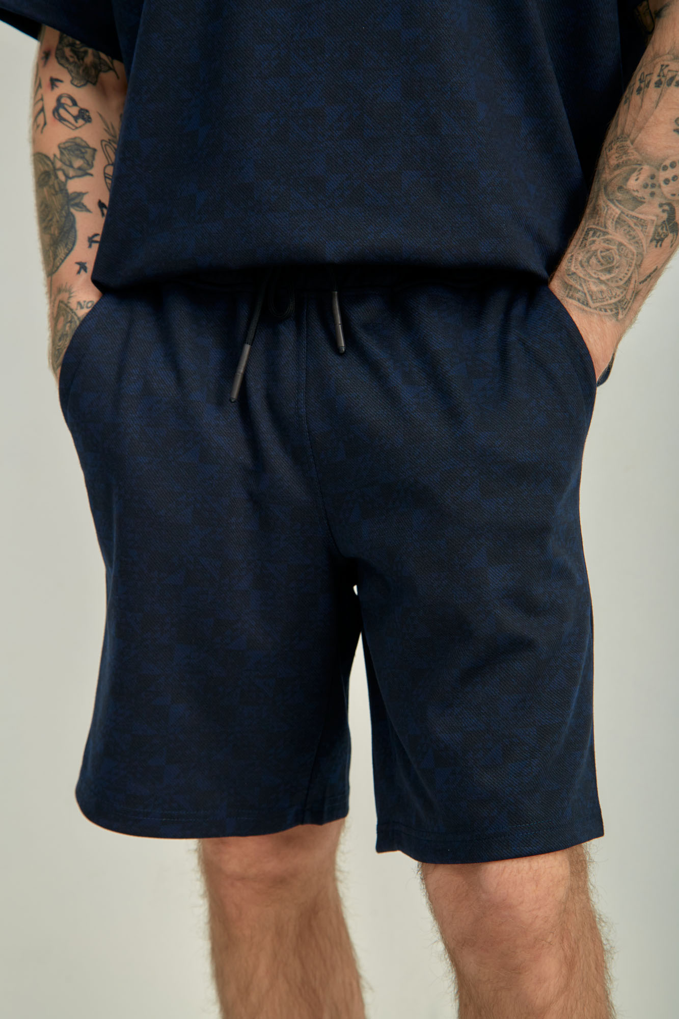 M-241-P-20-1050 Шорты спортивные The Hills Синий