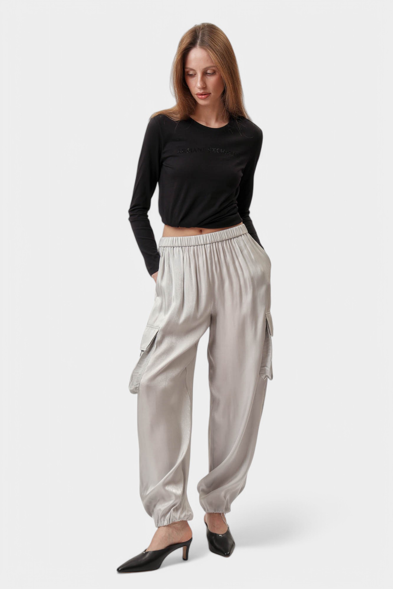 6DYT38_YJDGZ лонгслив armani exchange 