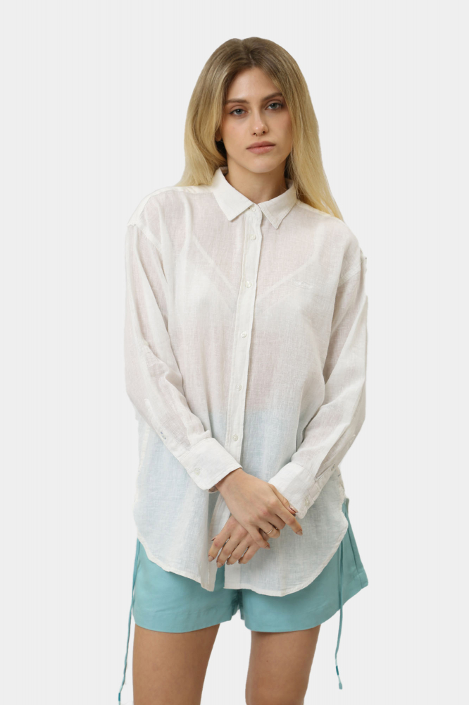 Брюки Emporio Armani Хлопок Синий