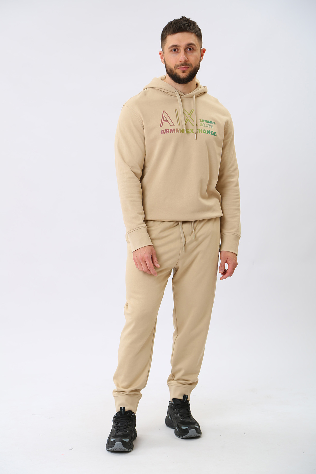 3RZPJA_ZJ7KZ Брюки спортивные Armani Exchange Серый