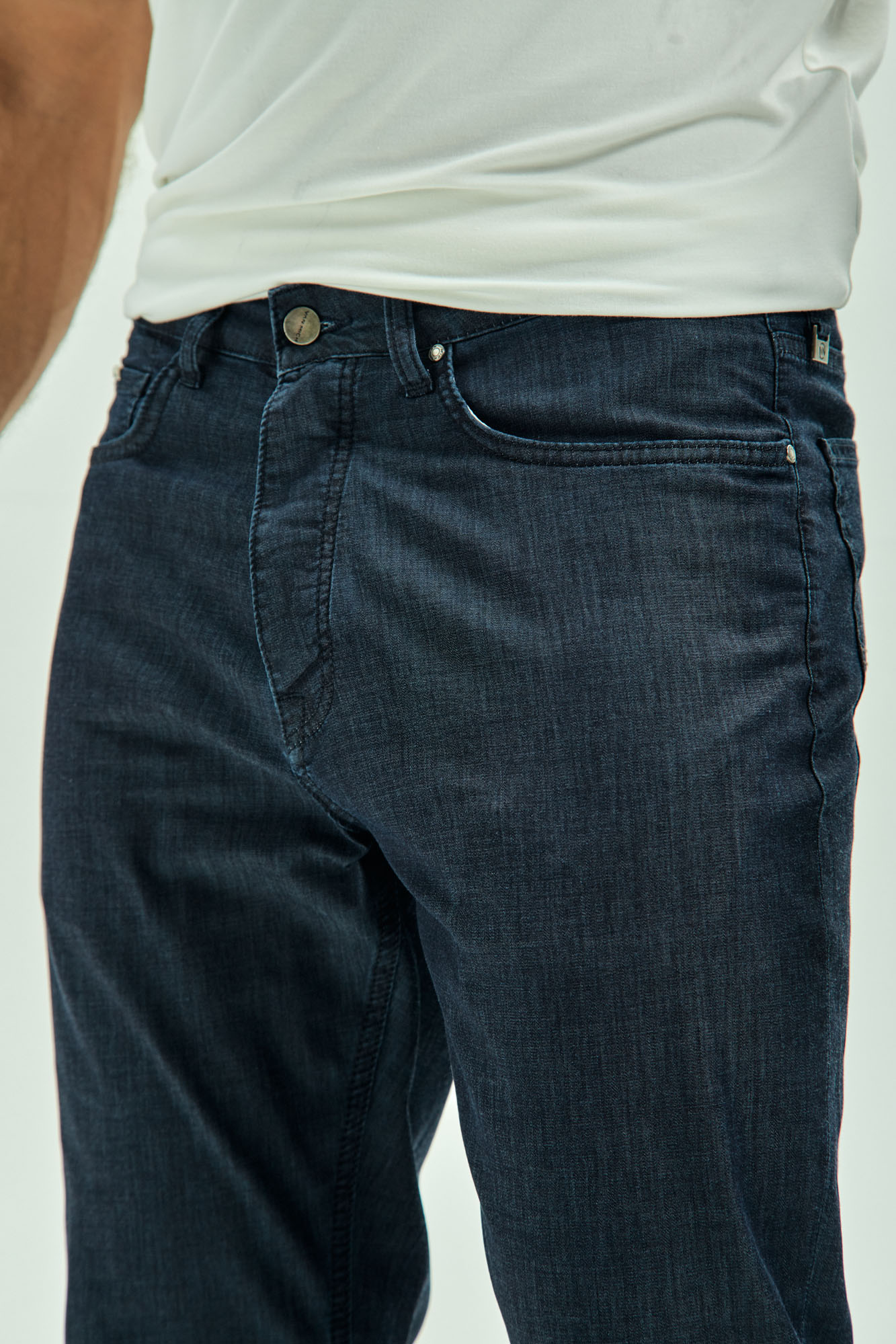 VM-OMA-33-031 Джинсы TAPER  Van Mich Серый