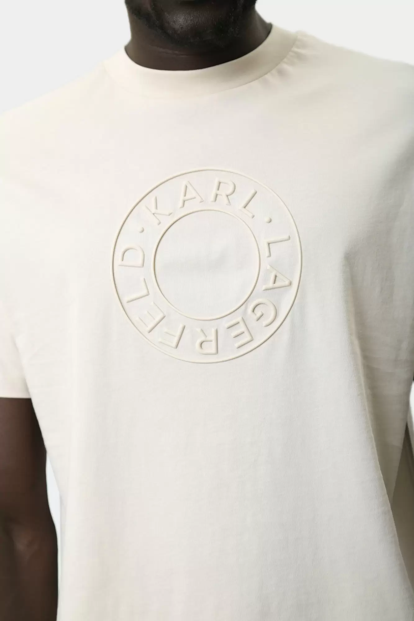 544225_755038 Футболка Karl Lagerfeld Бежевый