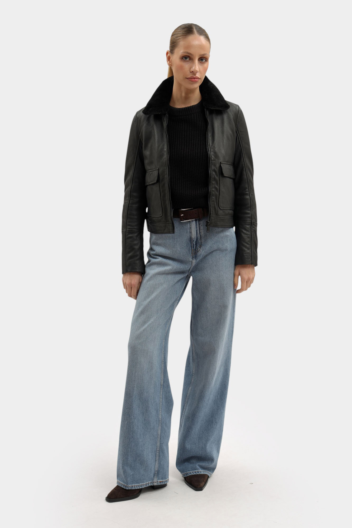 MU-W252-340 куртка кожаная mustang 