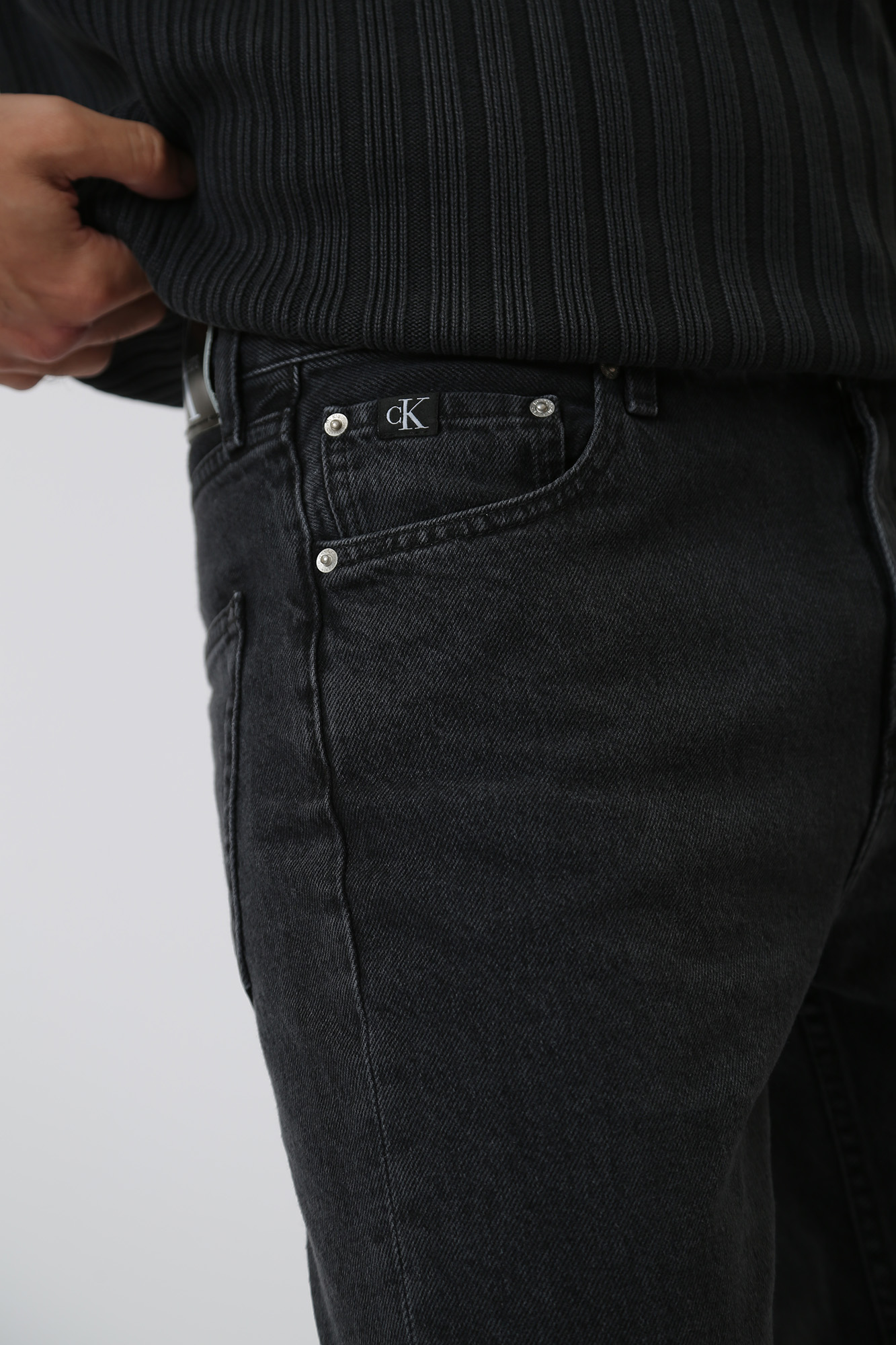 J30J324297 Брюки джинсовые Calvin Klein Jeans Черный