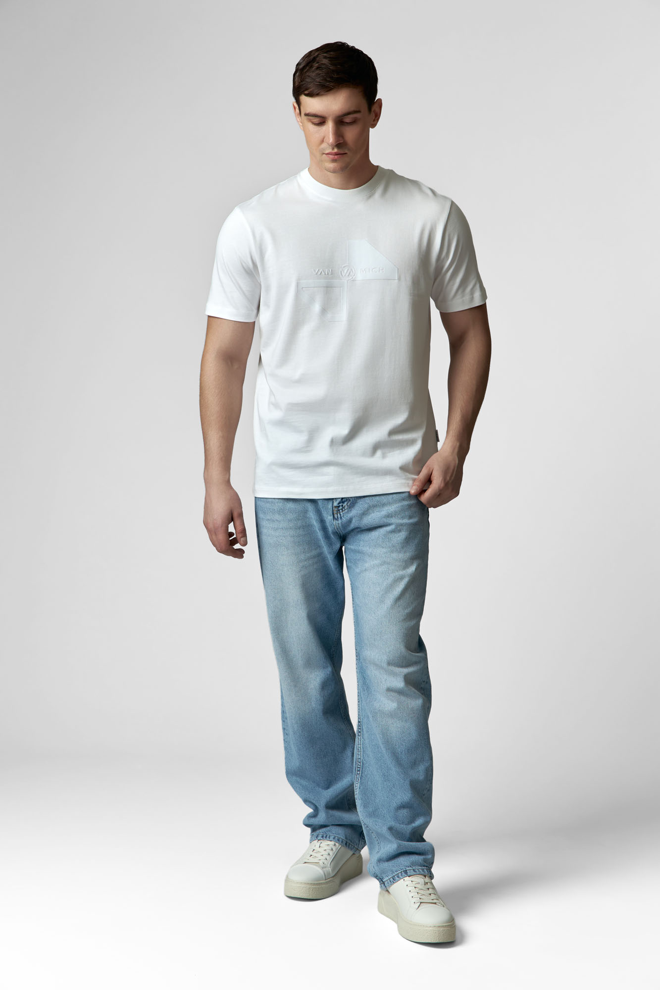 VM-ERK-22-424 Футболка Van Mich Белый