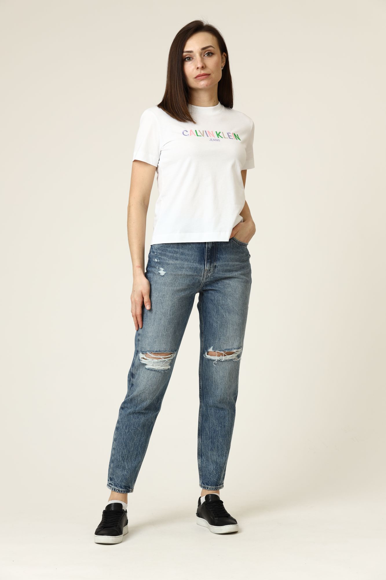 J20J215487 футболка лонгслив calvin klein jeans 