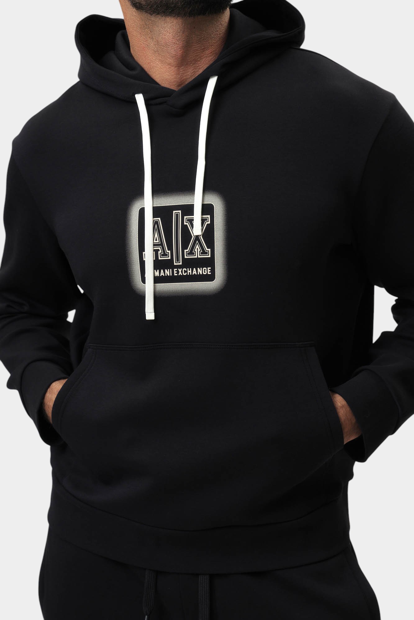 XM000482_AF10818 Худи Armani Exchange Черный