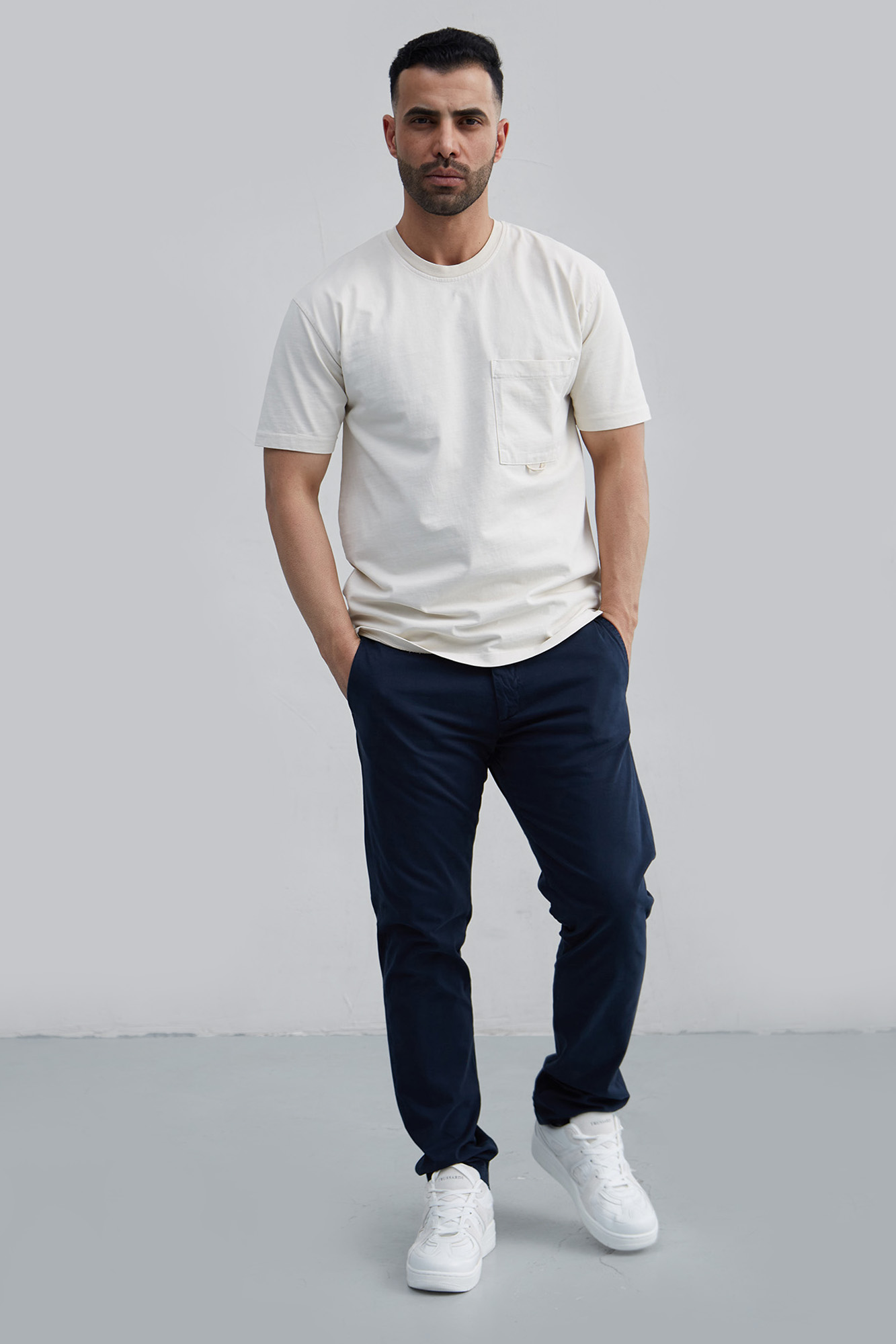 VM-231-38-015 Брюки чиносы Van Mich Синий