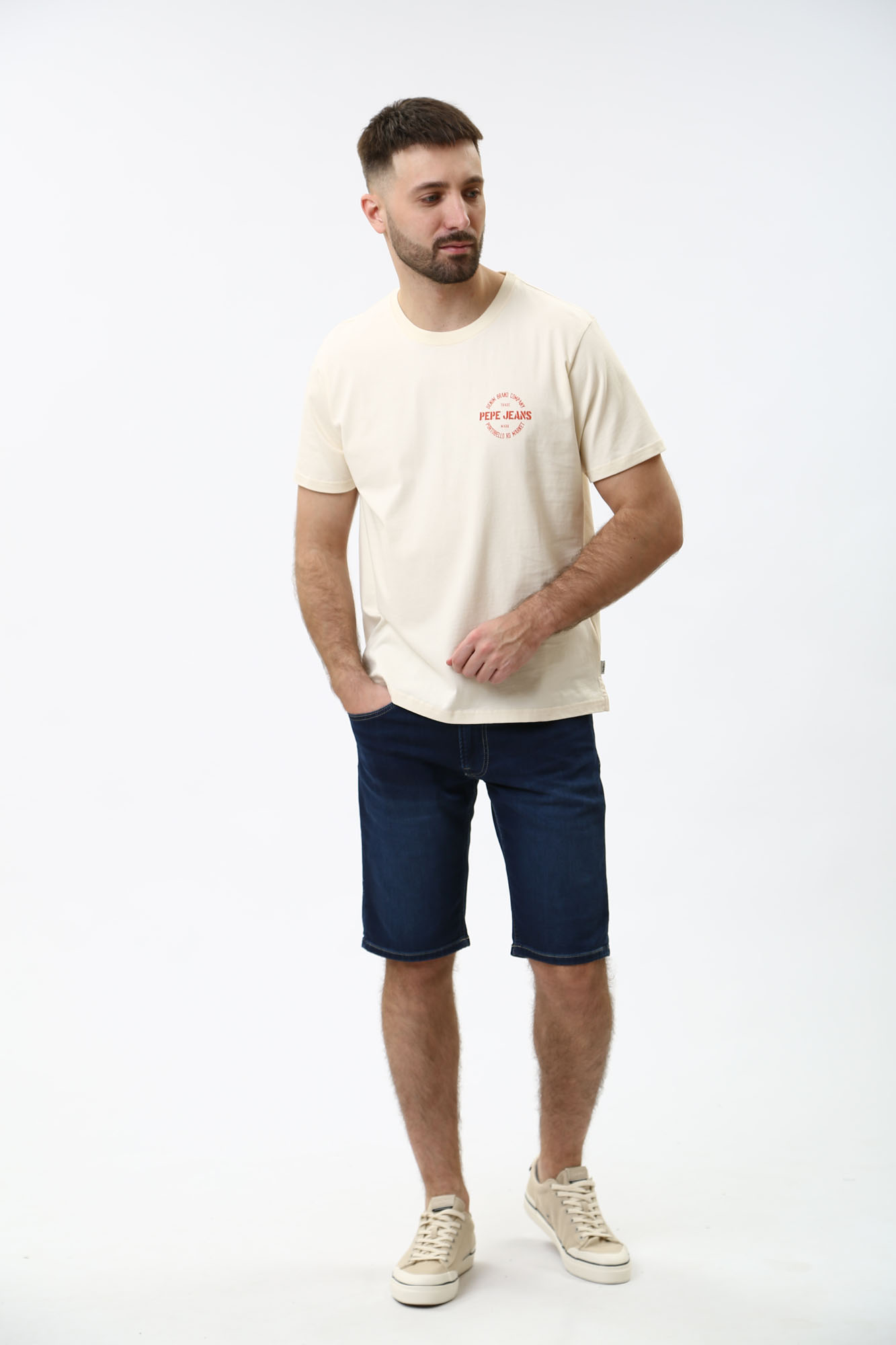 PM801075DP4 Шорты джинсовые Pepe Jeans Синий