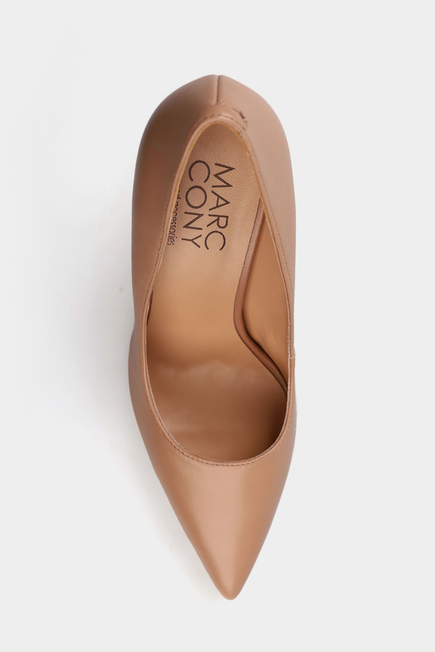 MC19775-WL/8 нат.кожа Туфли лодочки жен кожа беж. Лодочки Marc Cony Бежевый