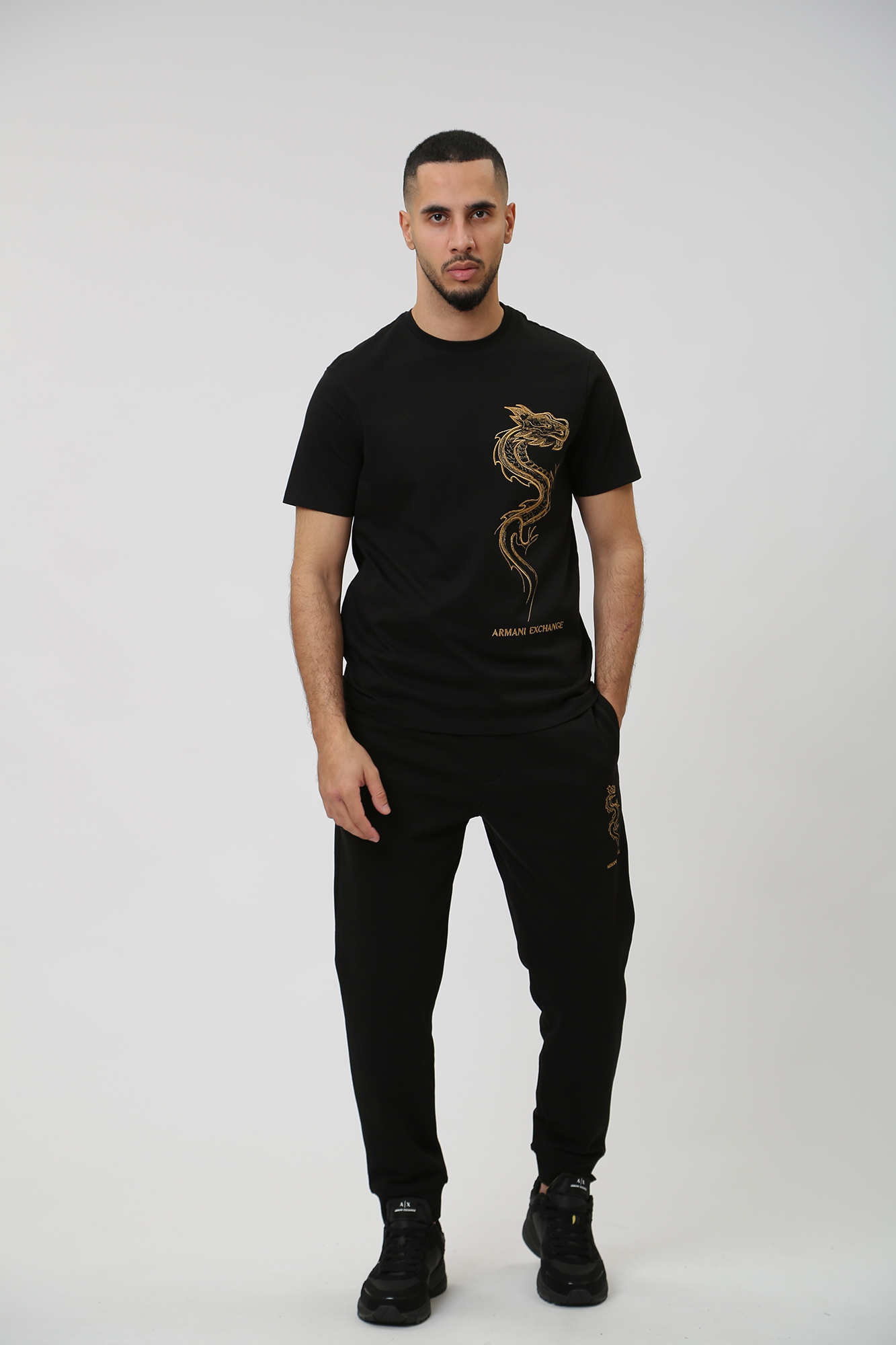 3DZPDG_ZJ4XZ Брюки спортивные Armani Exchange Черный