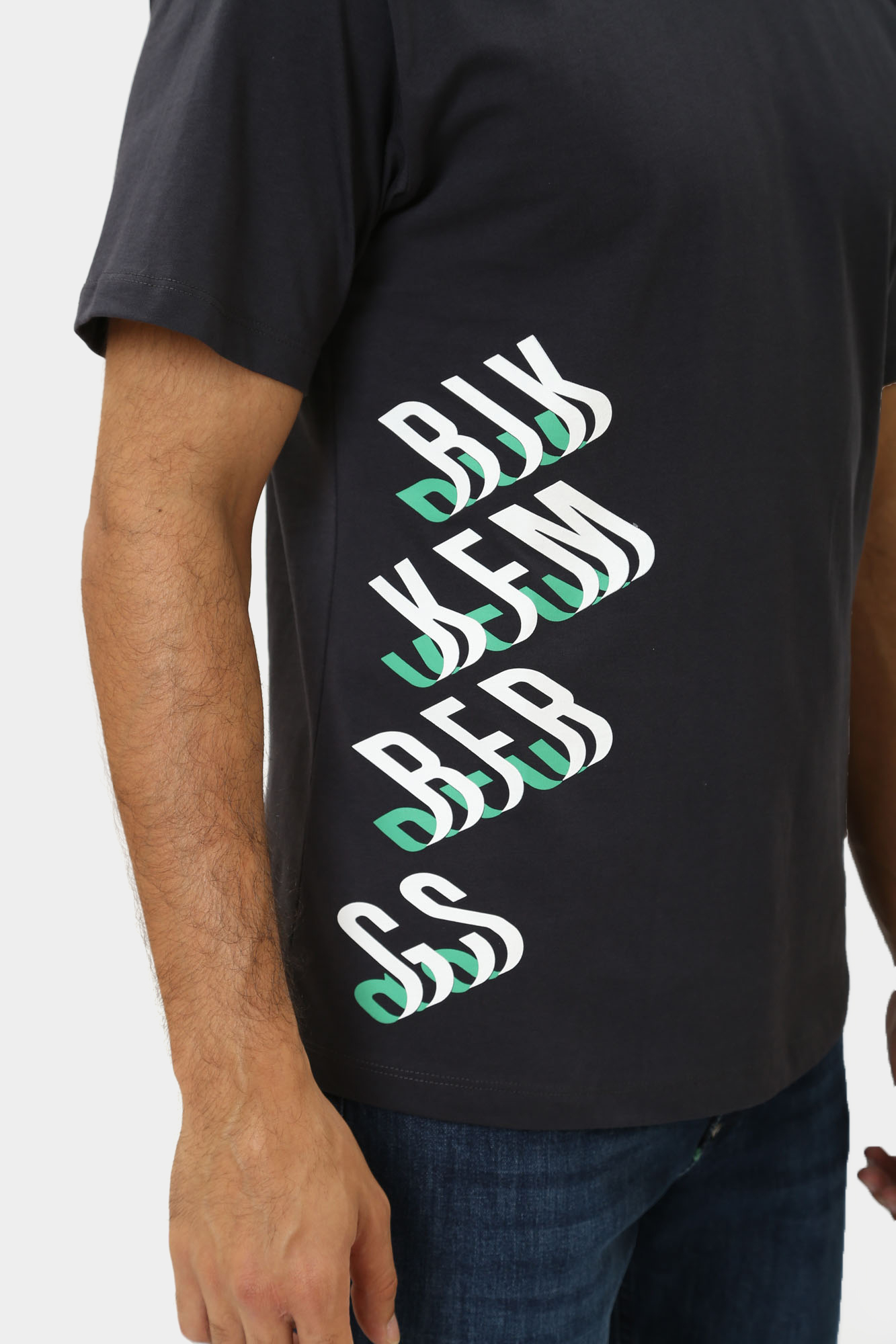 PBMT0259 Футболка Bikkembergs Синий