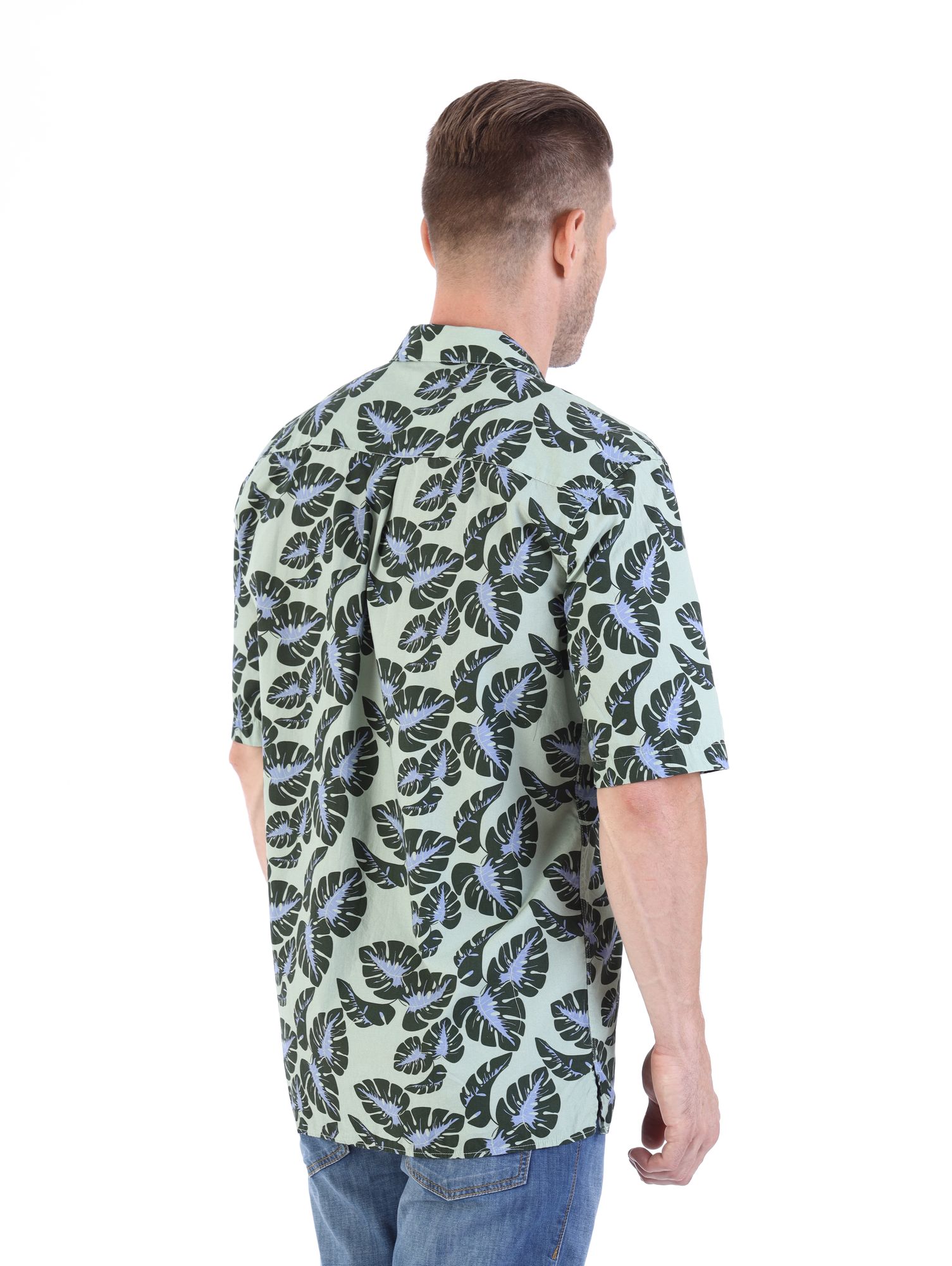 30014489_10006768 Сорочка Strellson Зеленый