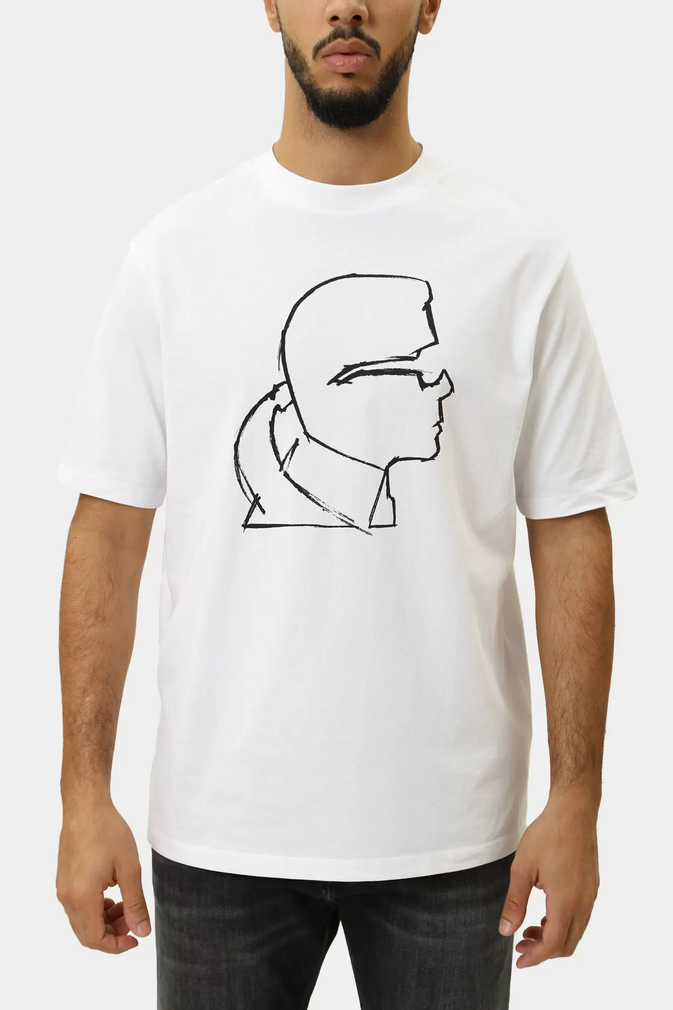 544225_755442 Футболка Karl Lagerfeld Белый