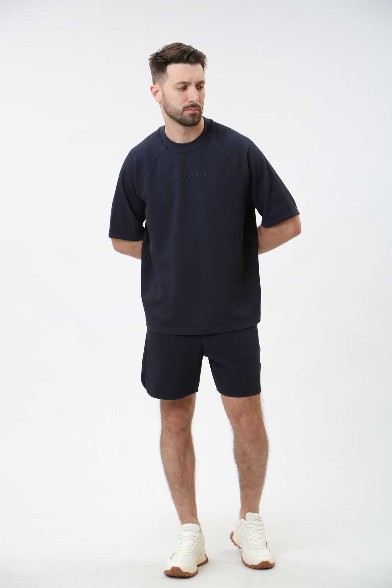 3DZSHA_ZJXQZ Шорты трикотажные Armani Exchange Синий