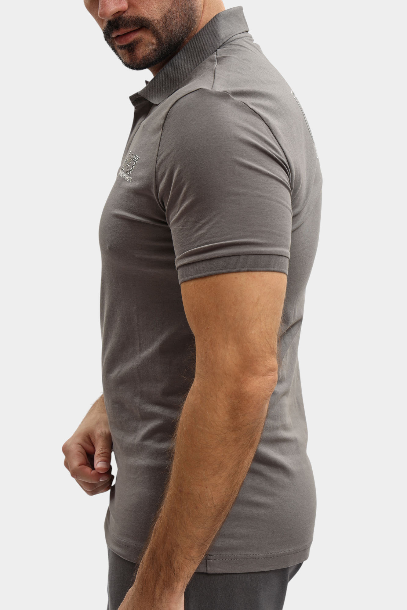 7M001311_AF10373 Поло EA7 Серый