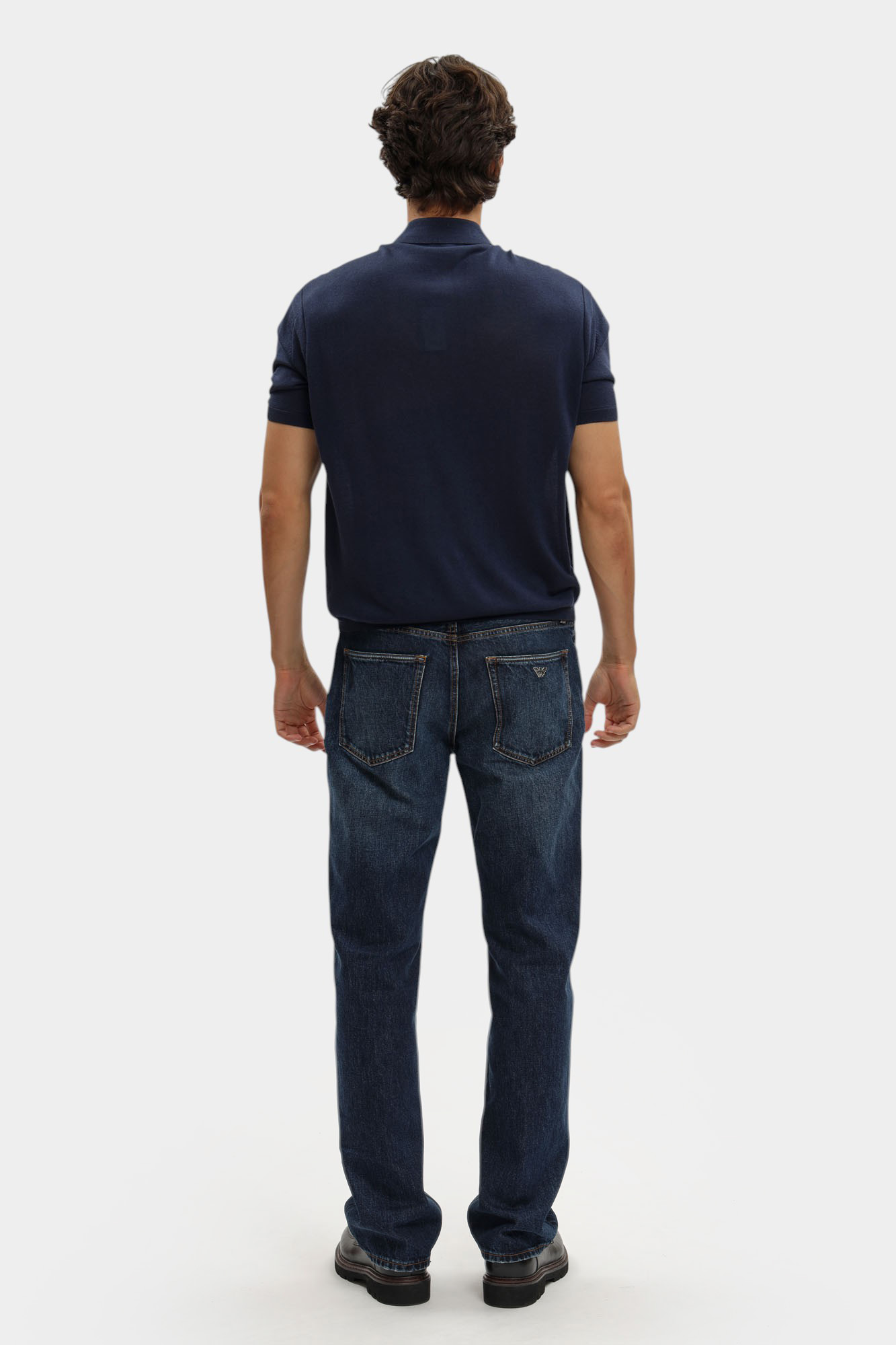 EM003383_ AF18995 Футболка Поло Emporio Armani Синий