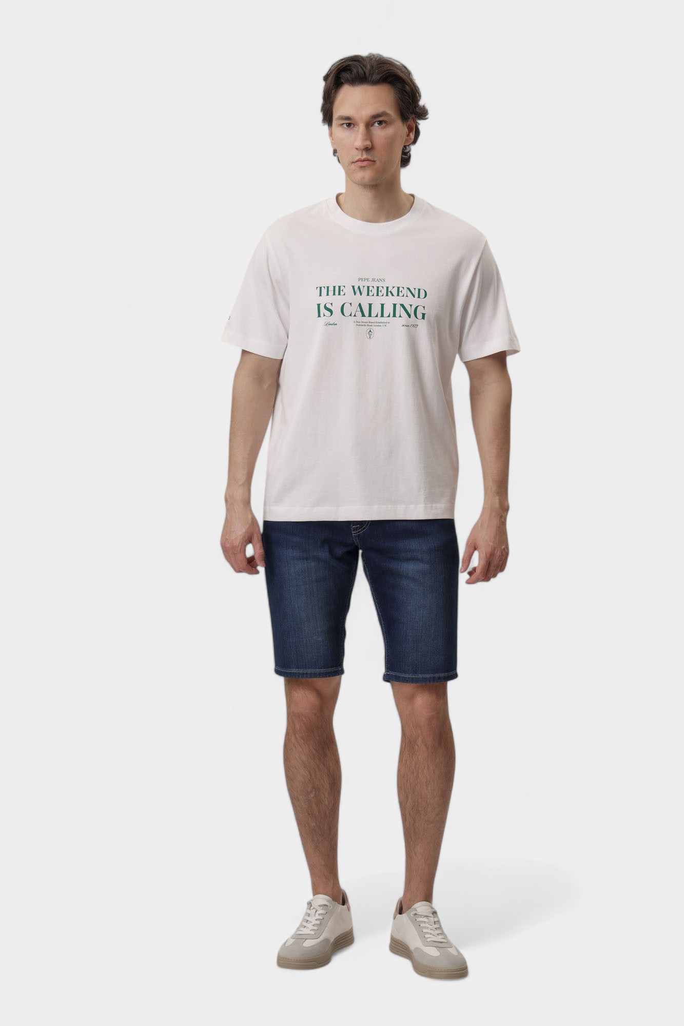 PM801075E Шорты джинсовые Pepe Jeans Синий