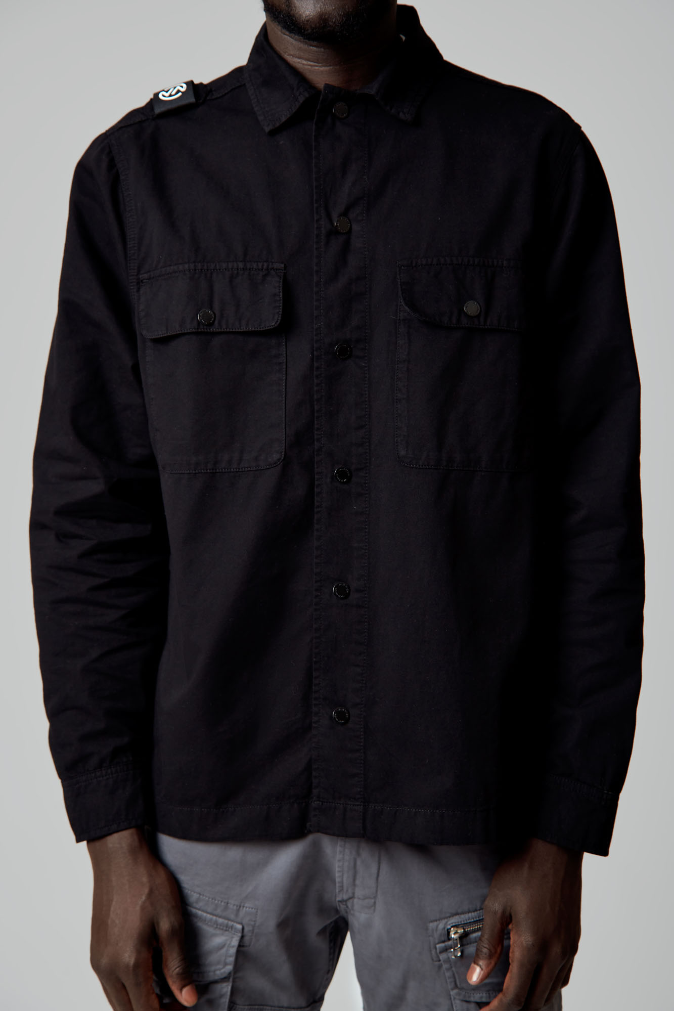 VM-OMA-46-346 Рубашка с длинным рукавом Van Mich Черный