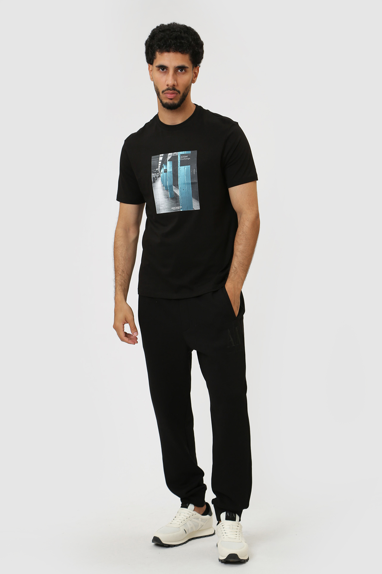 6RZTLB_ZJBYZ Футболка Armani Exchange Черный