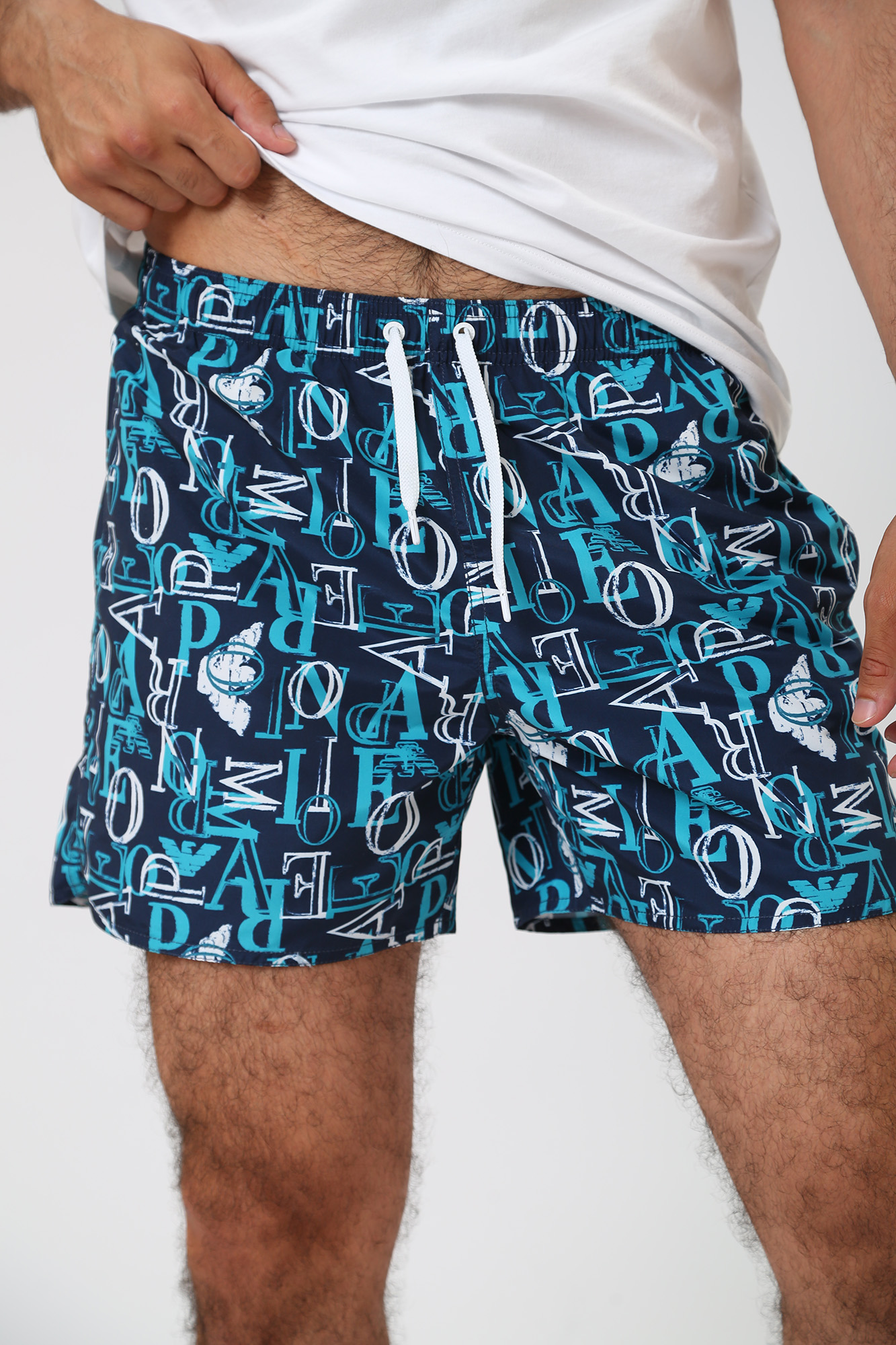 211740_3R445 Шорты плавательные  Emporio Armani Синий