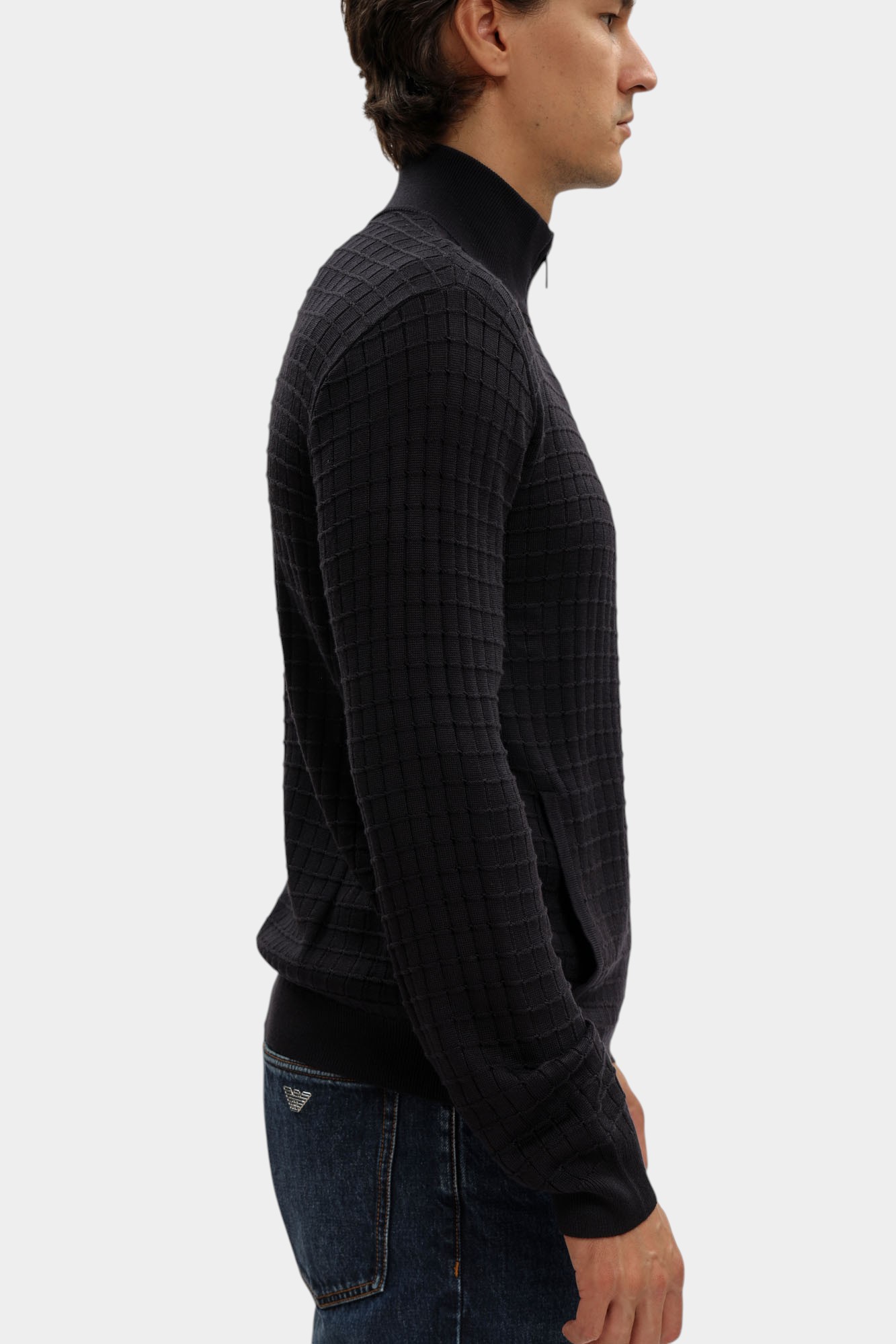 EM003503_ AF14113 Водолазка Emporio Armani Синий