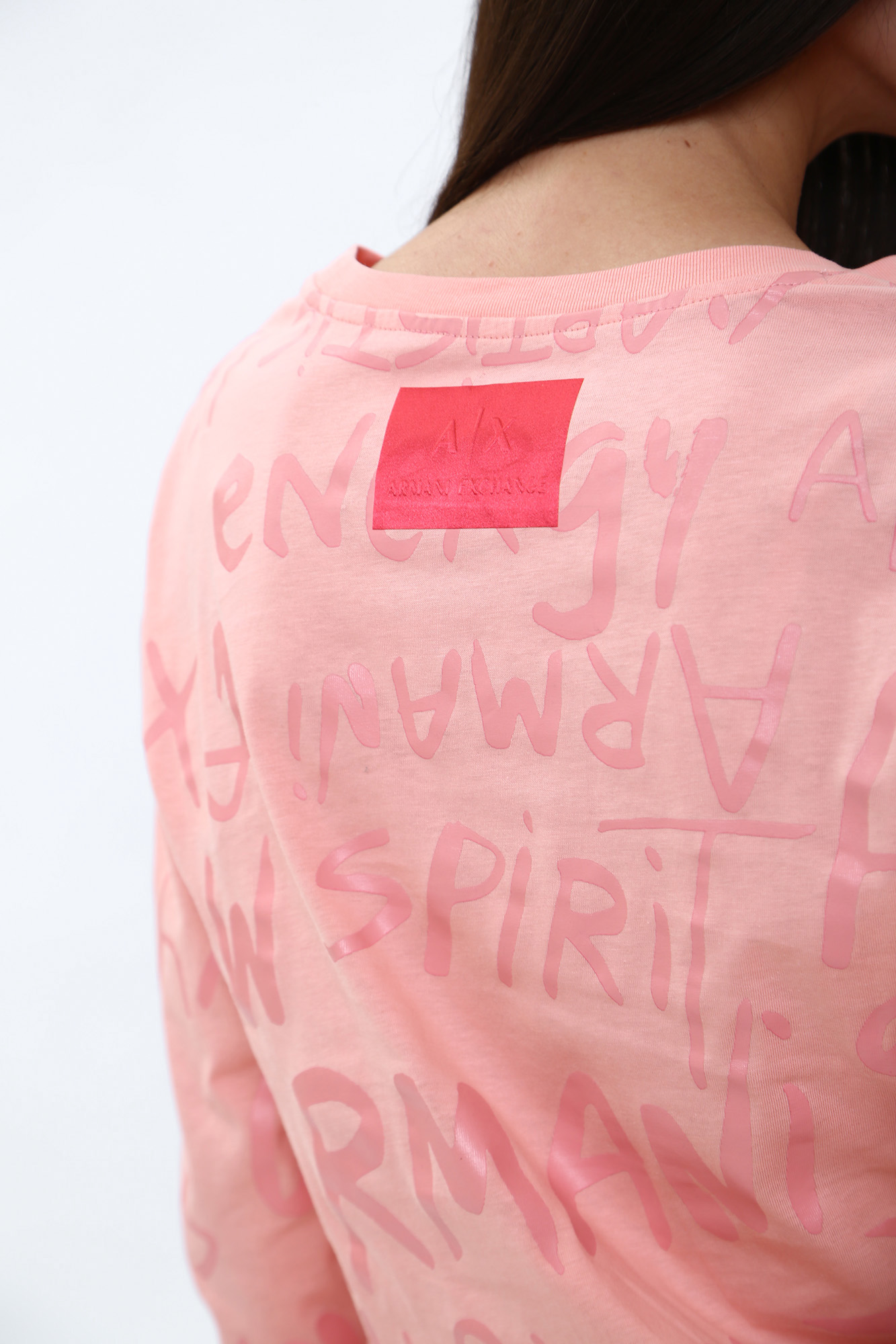 6LYT43_YJ8QZ футболка лонгслив armani exchange 