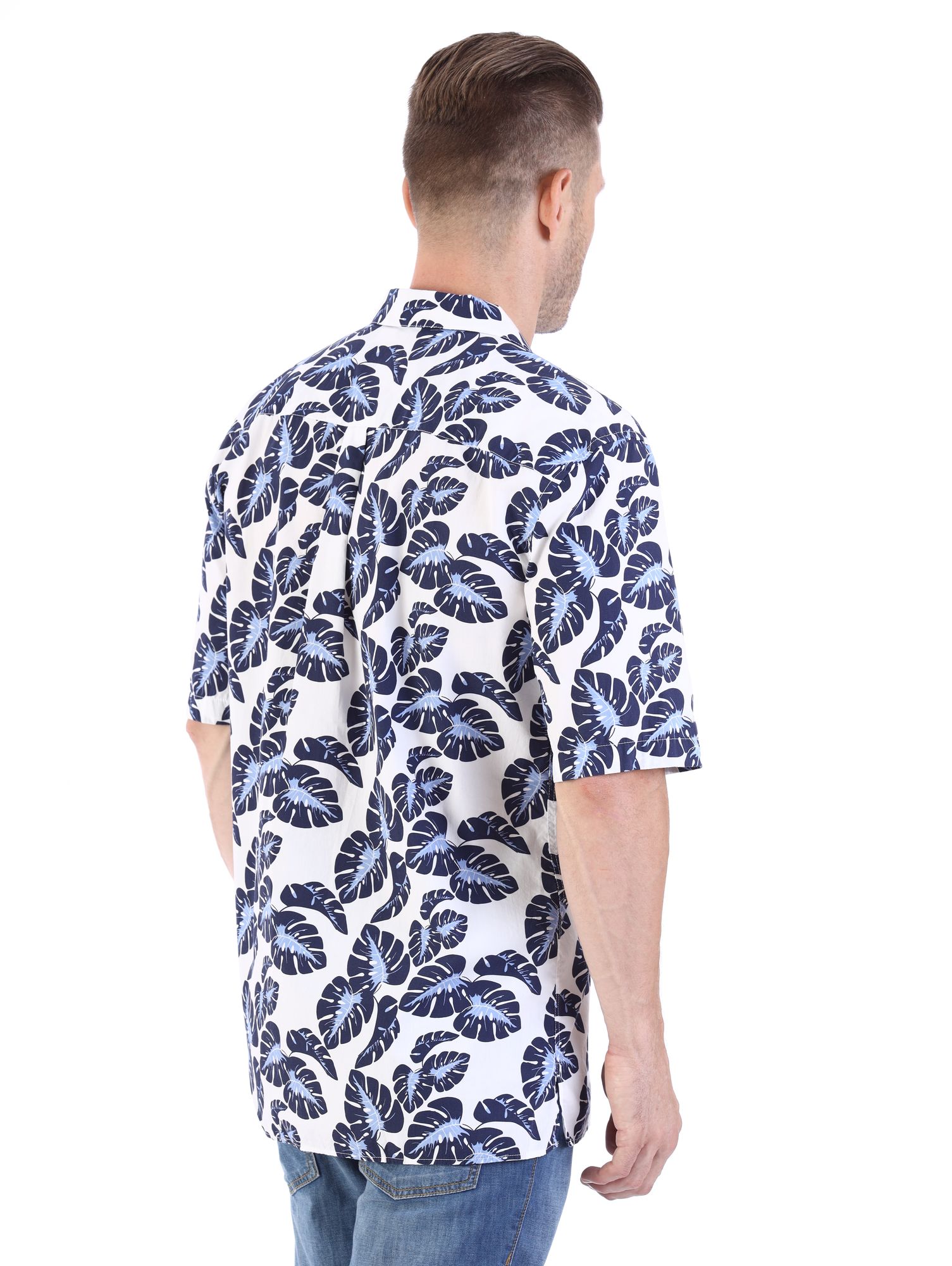 30014489_10006768 Сорочка Strellson Белый