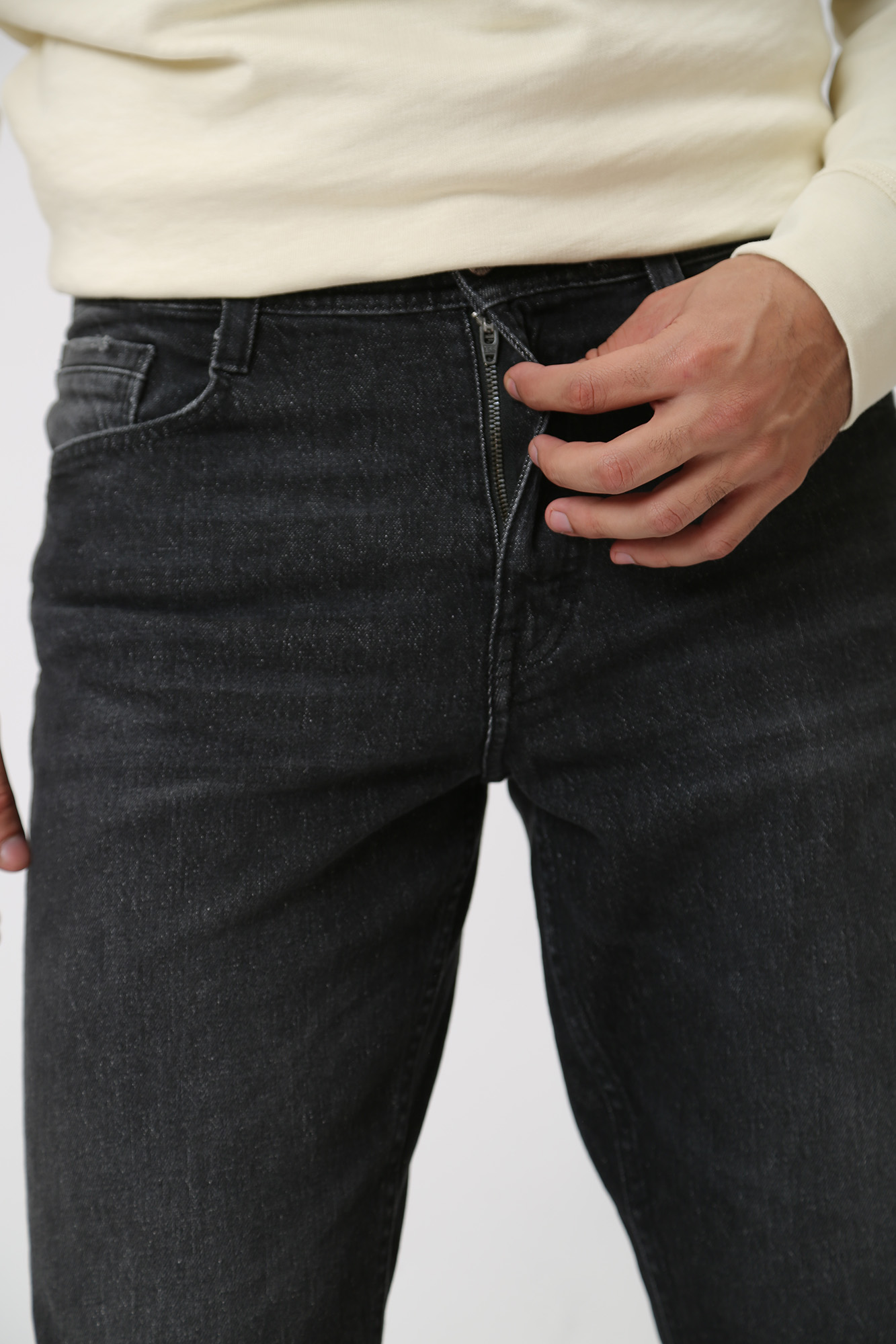 1014611-4000 Джинсы Denver Cropped  Mustang Черный