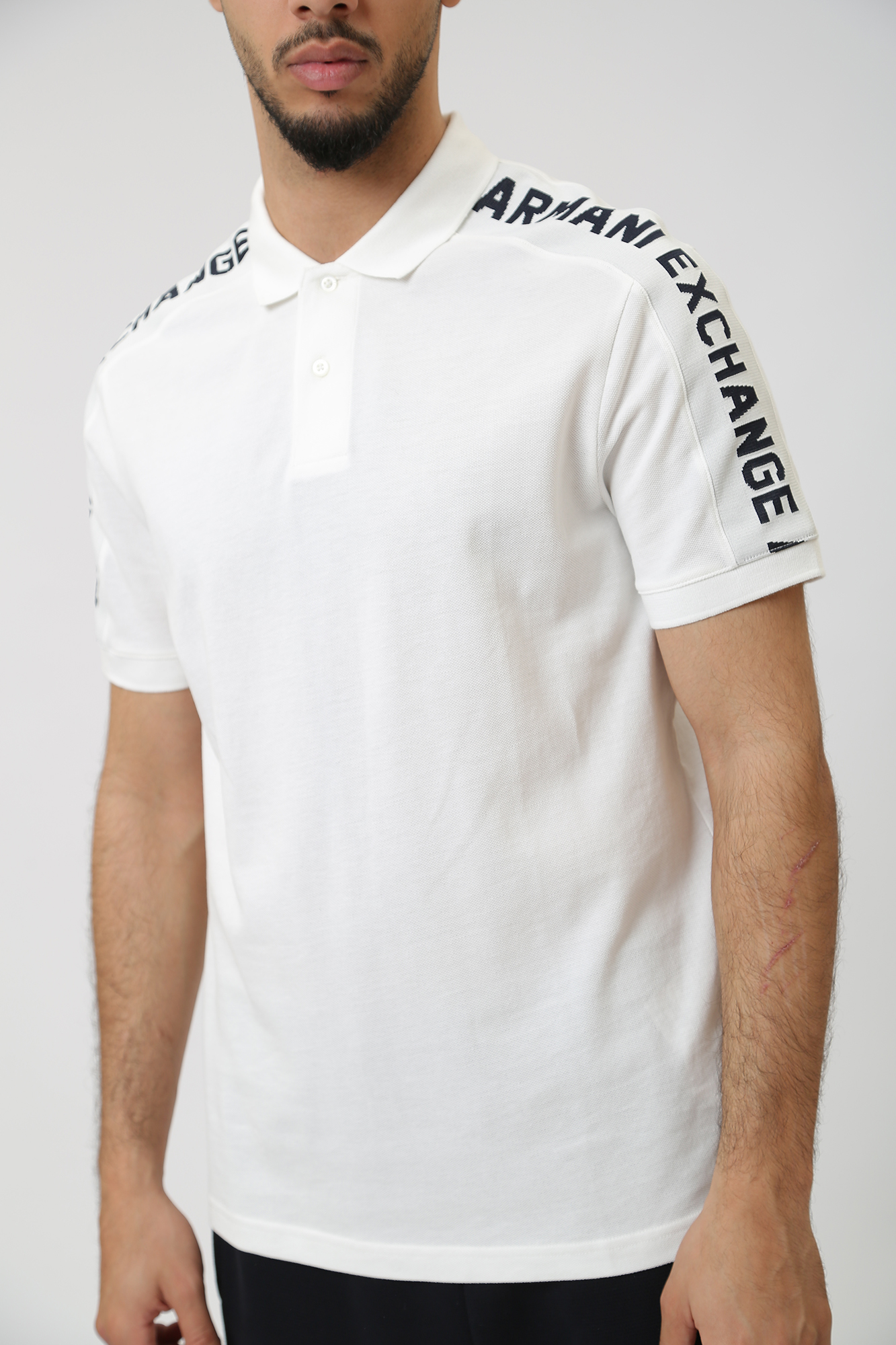 3DZFLA_ZJM5Z Поло Armani Exchange Белый