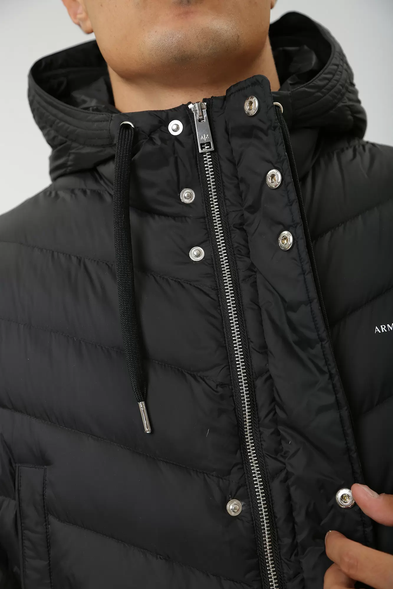 8NZL20_ZNW3Z Пальто пуховое Armani Exchange Черный